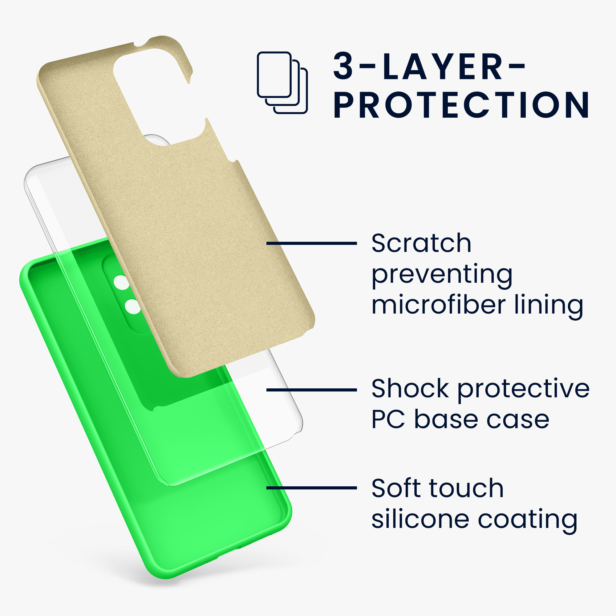 Kryt na mobil Samsung Galaxy A33 5G kwmobile TPU Neonová zelená