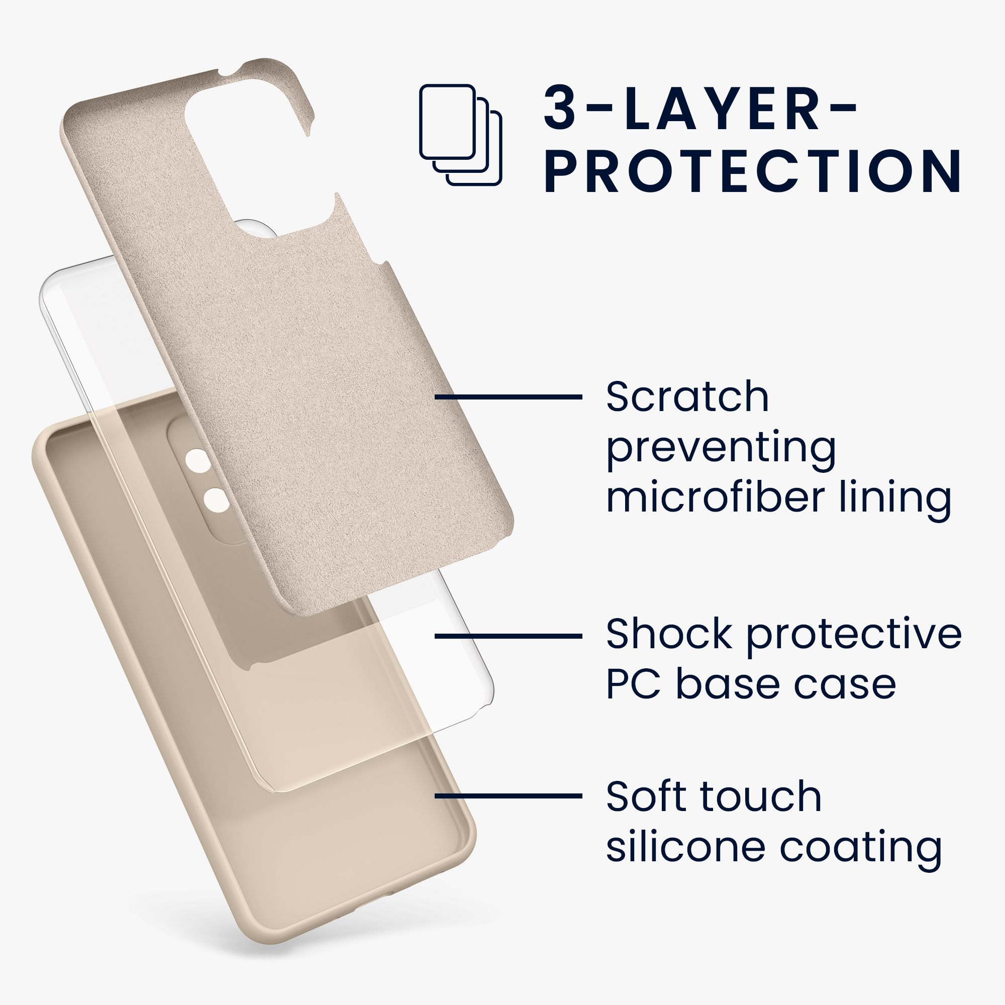 Kryt na mobil Samsung Galaxy A33 5G kwmobile TPU Krémová