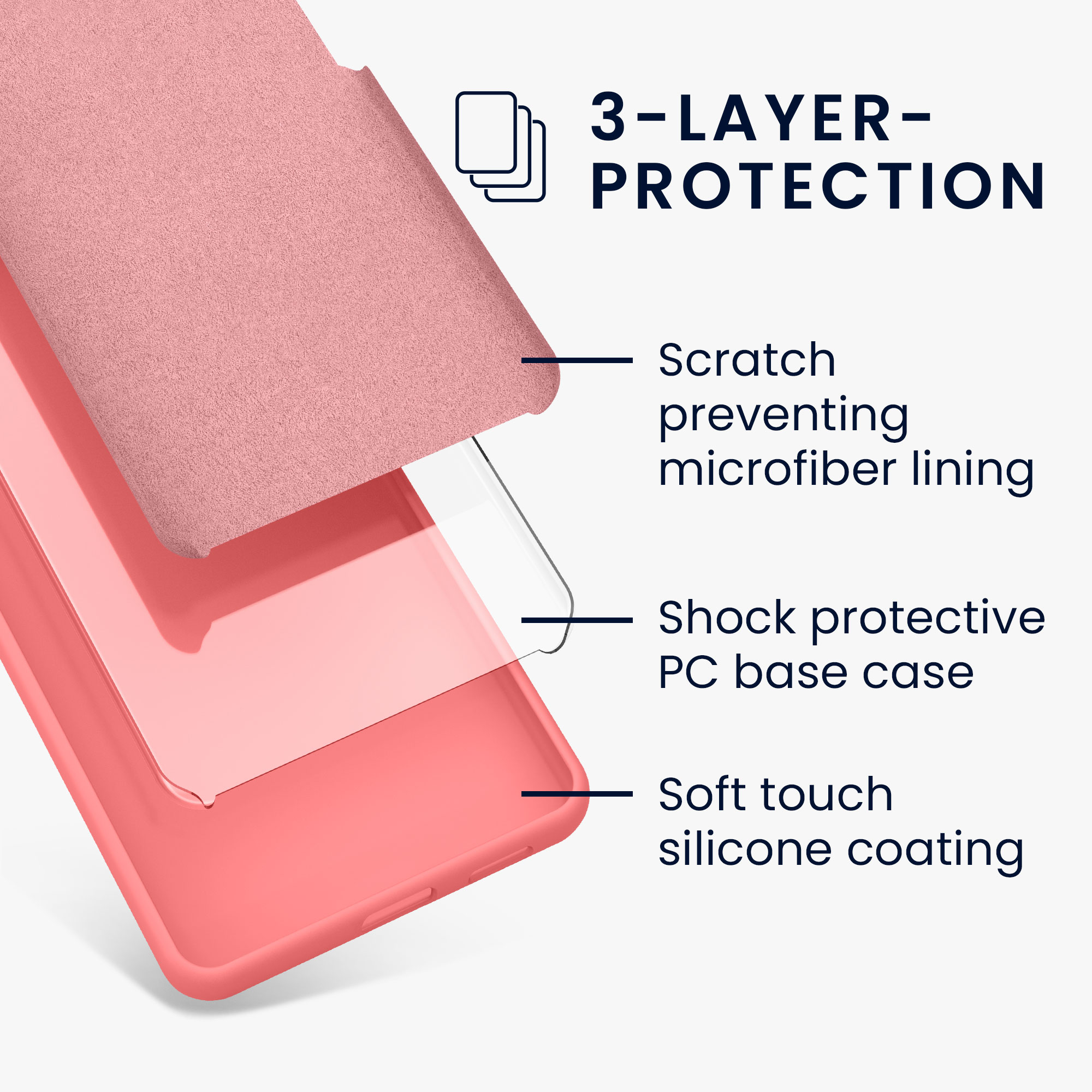 Kryt na mobil Samsung Galaxy A53 5G kwmobile TPU Pastelová korálová