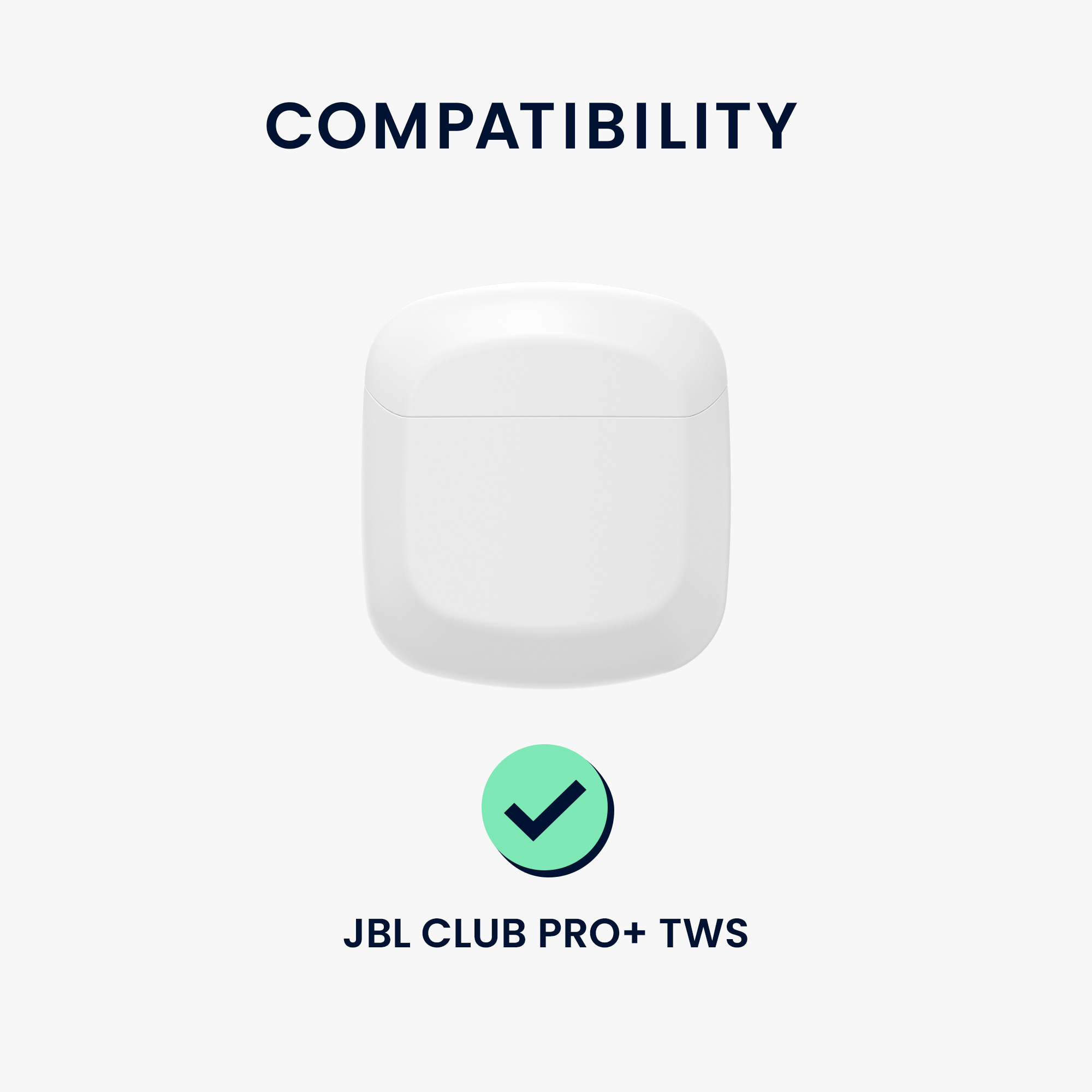 Silikonové pouzdro na sluchátka JBL CLUB PRO+ TWS černý