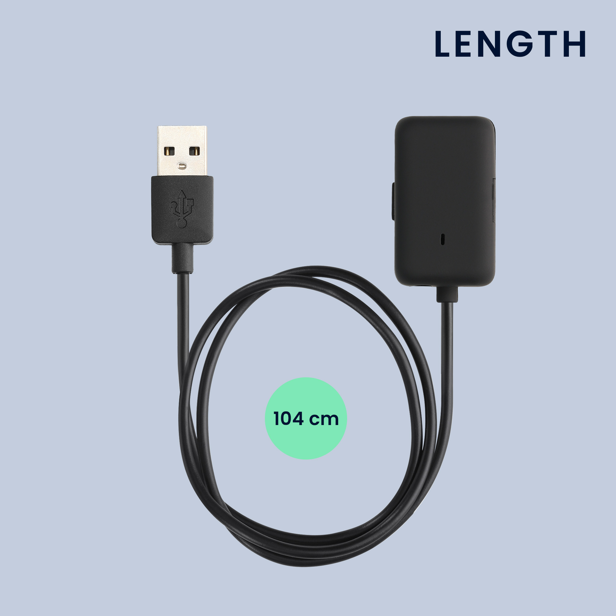 Nabíjecí kabel kwmobile pro AfterShokz Xtrainerz AS700 / OpenSwim S700 - černá