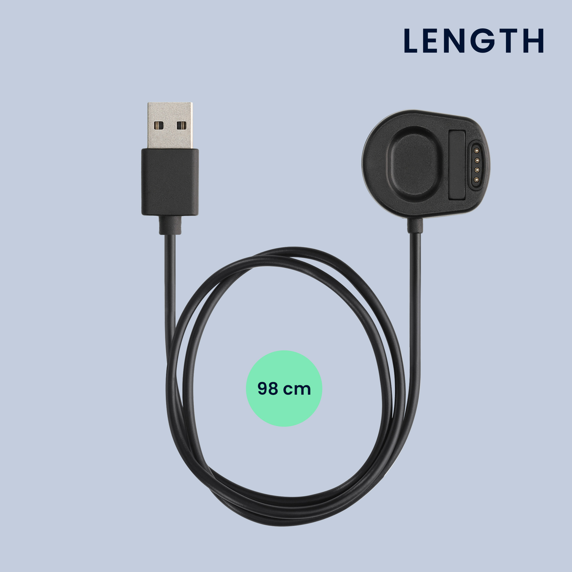 Nabíjecí kabel Suunto 7 kwmobile USB-A černý