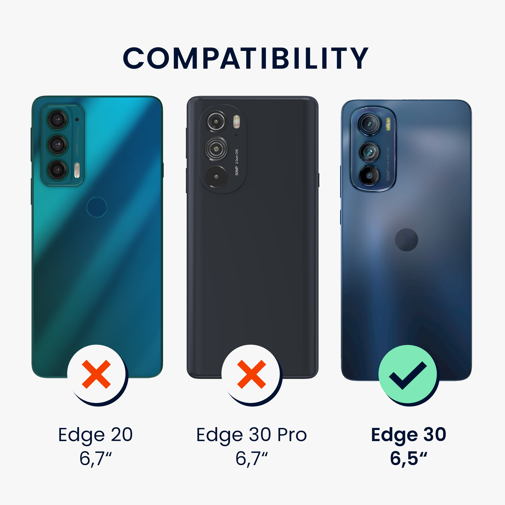 TPU kryt na mobil Motorola Edge 30 kwmobile TPU černý