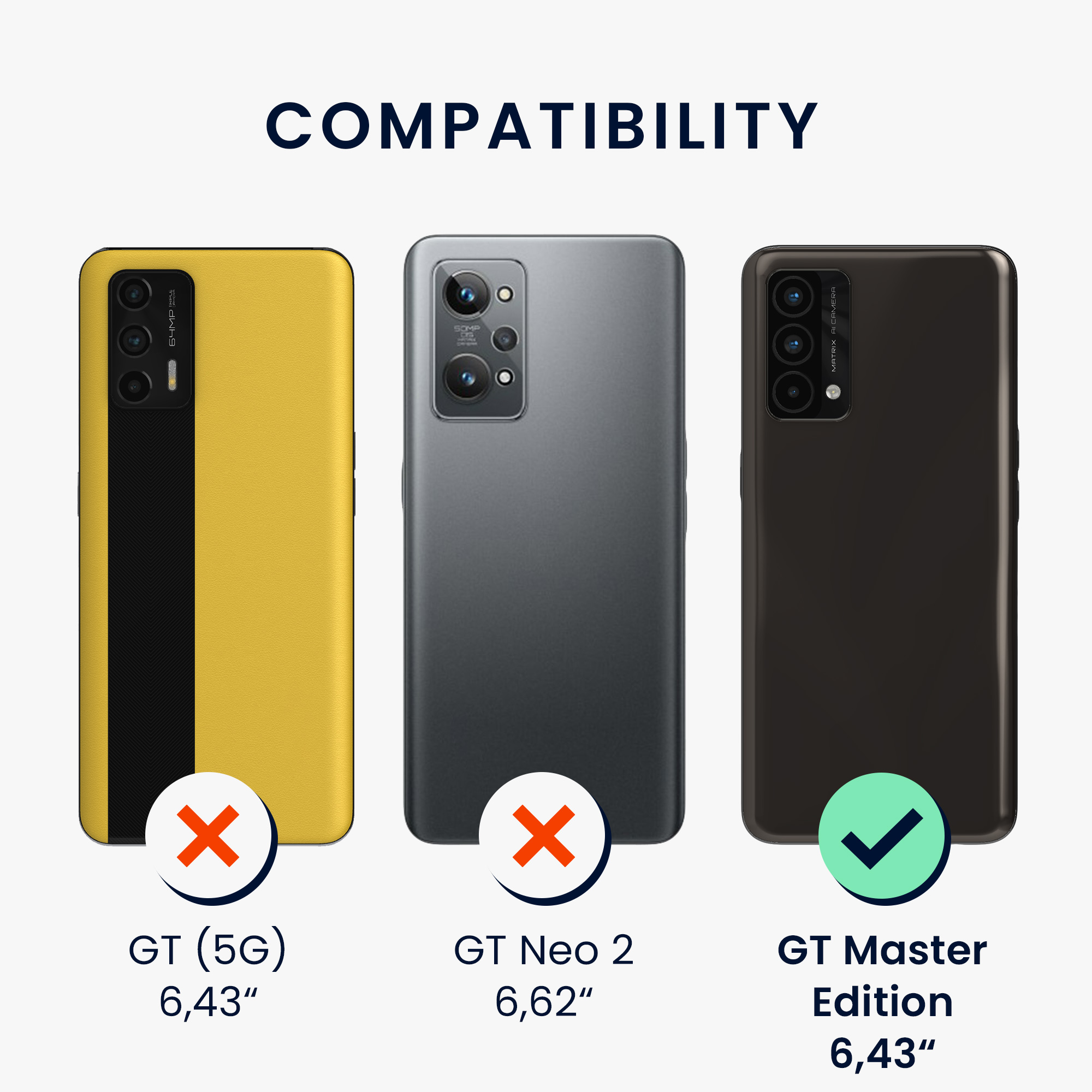 Kryt kwmobile pro Realme GT Master Edition - vínově fialová
