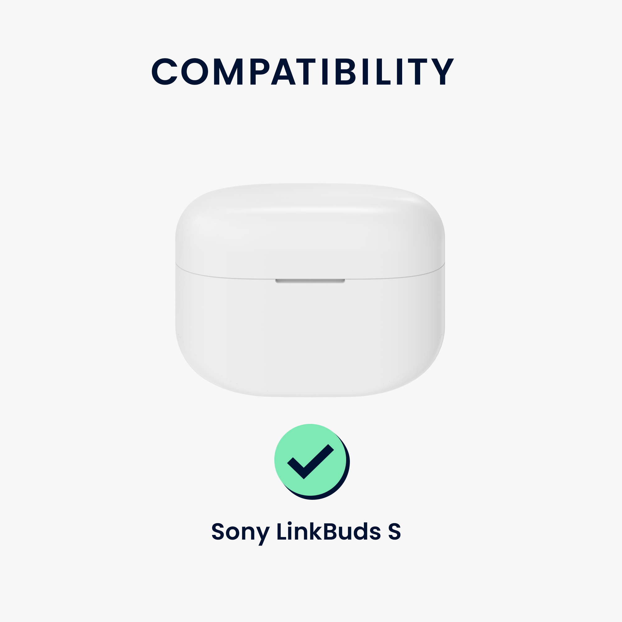 Pouzdro na sluchátka kwmobile pro Sony LinkBuds S, tmavě zelená