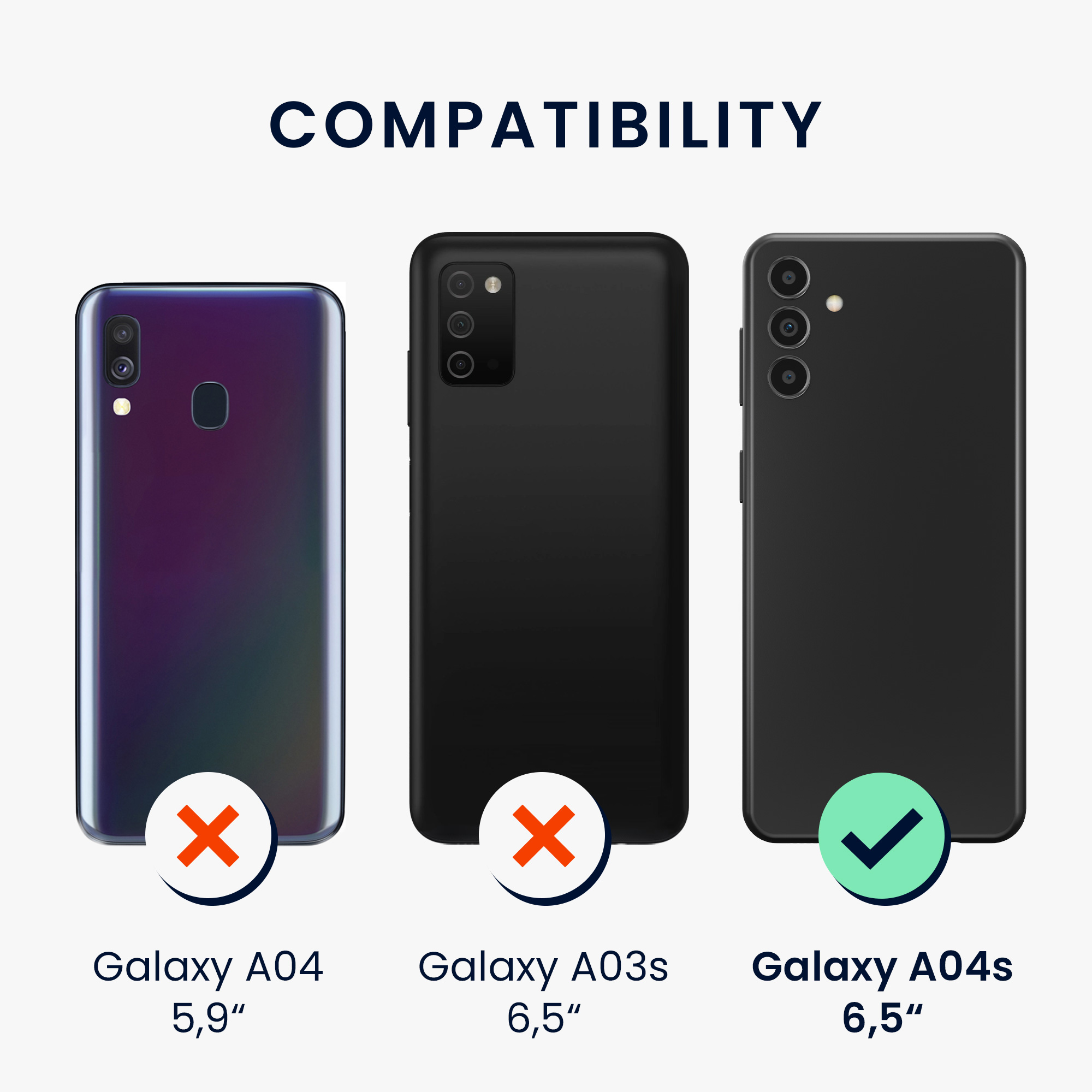 Čirý kryt na mobil Samsung Galaxy A04s kwmobile transparentní