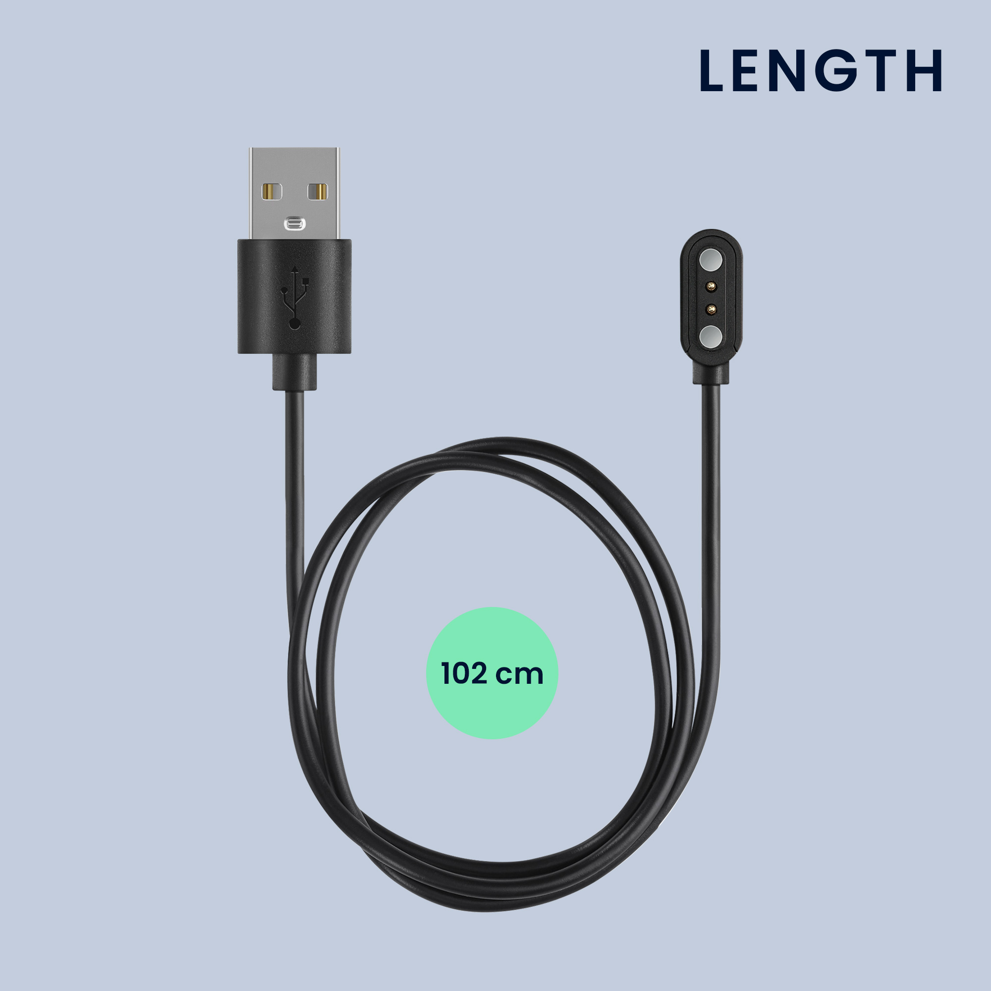 USB nabíjecí kabel chytré hodinky Blackview R30 Pro náhradní kwmobile