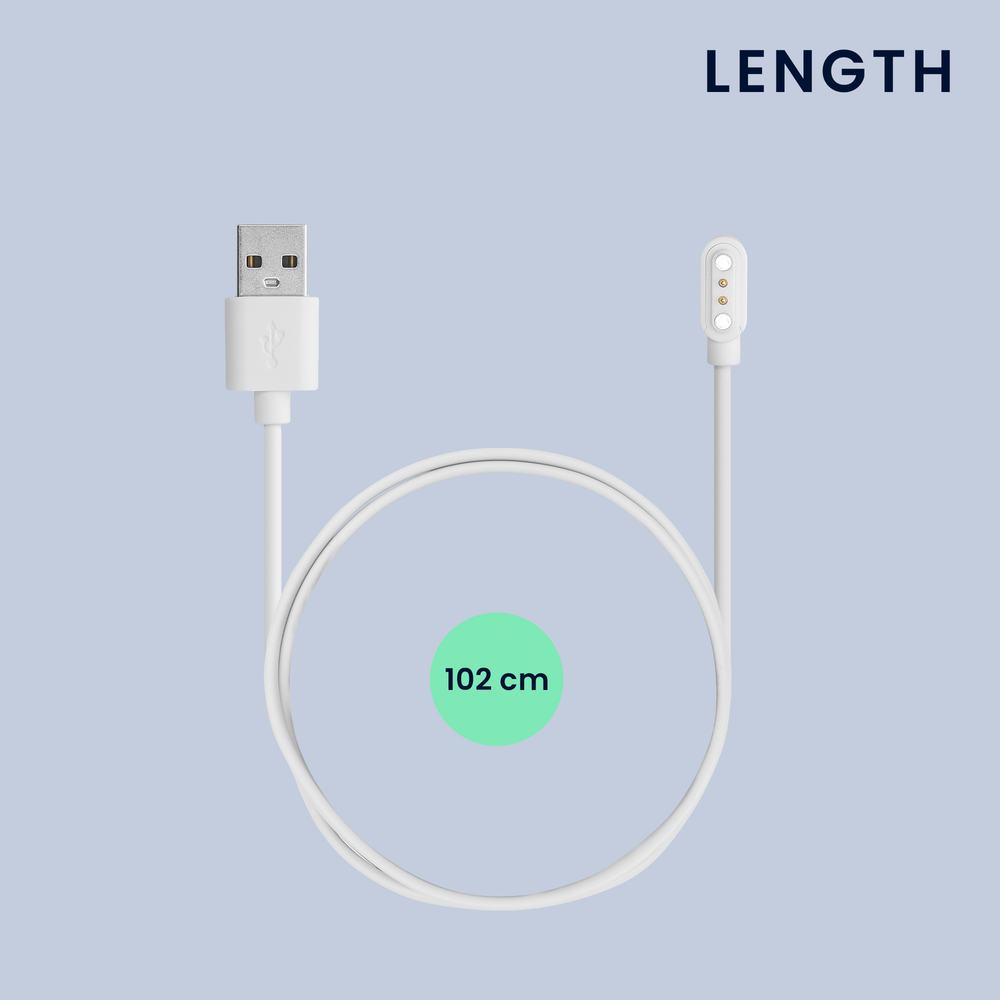 USB nabíjecí kabel chytré hodinky Blackview R30 Pro náhradní kwmobile