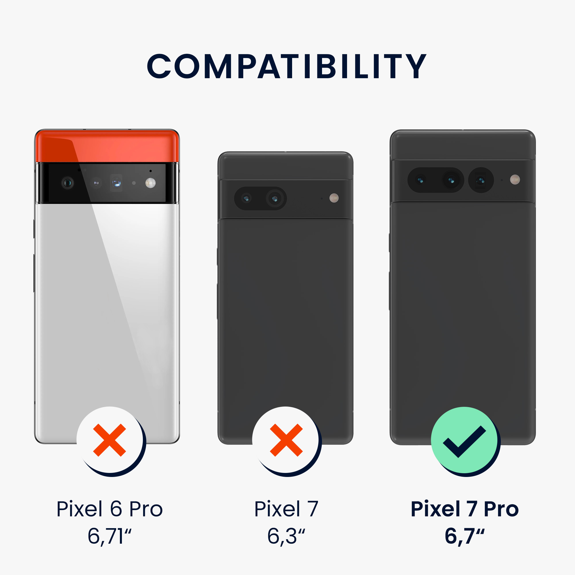 TPU kryt kwmobile Google Pixel 7 Pro - černý