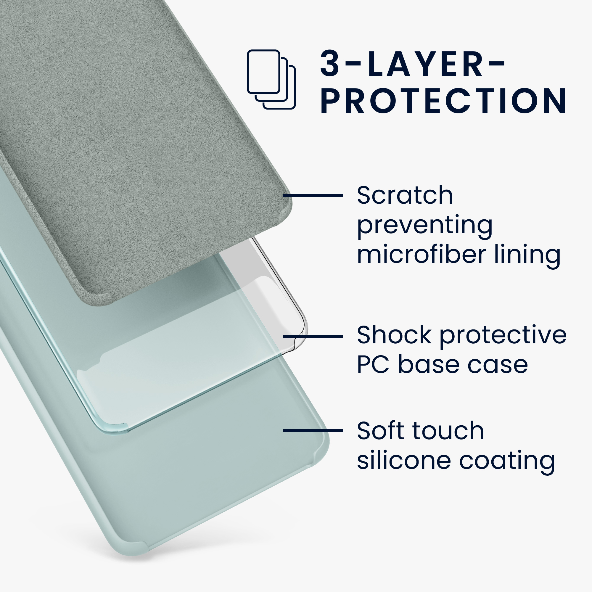 TPU kryt kwmobile Google Pixel 7 Pro - Cool Mint