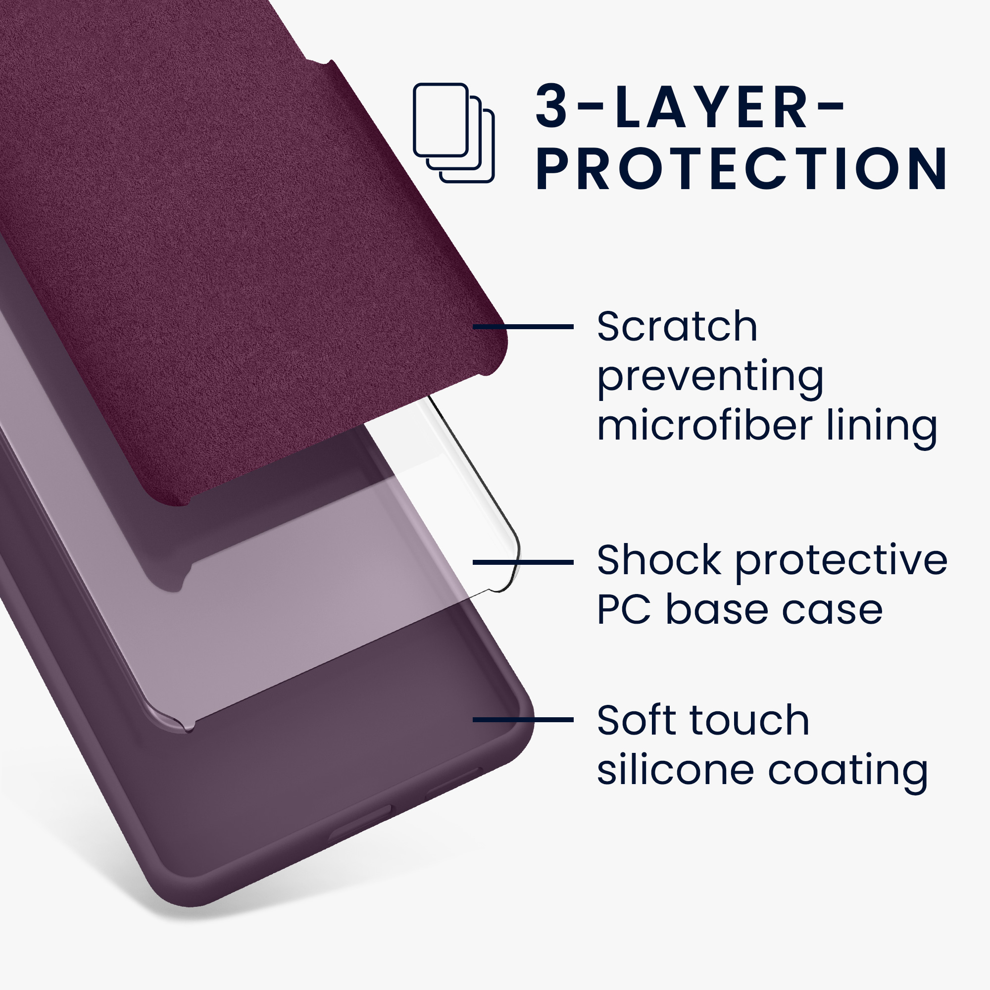 TPU kryt kwmobile Google Pixel 7 Pro - Pale Iris