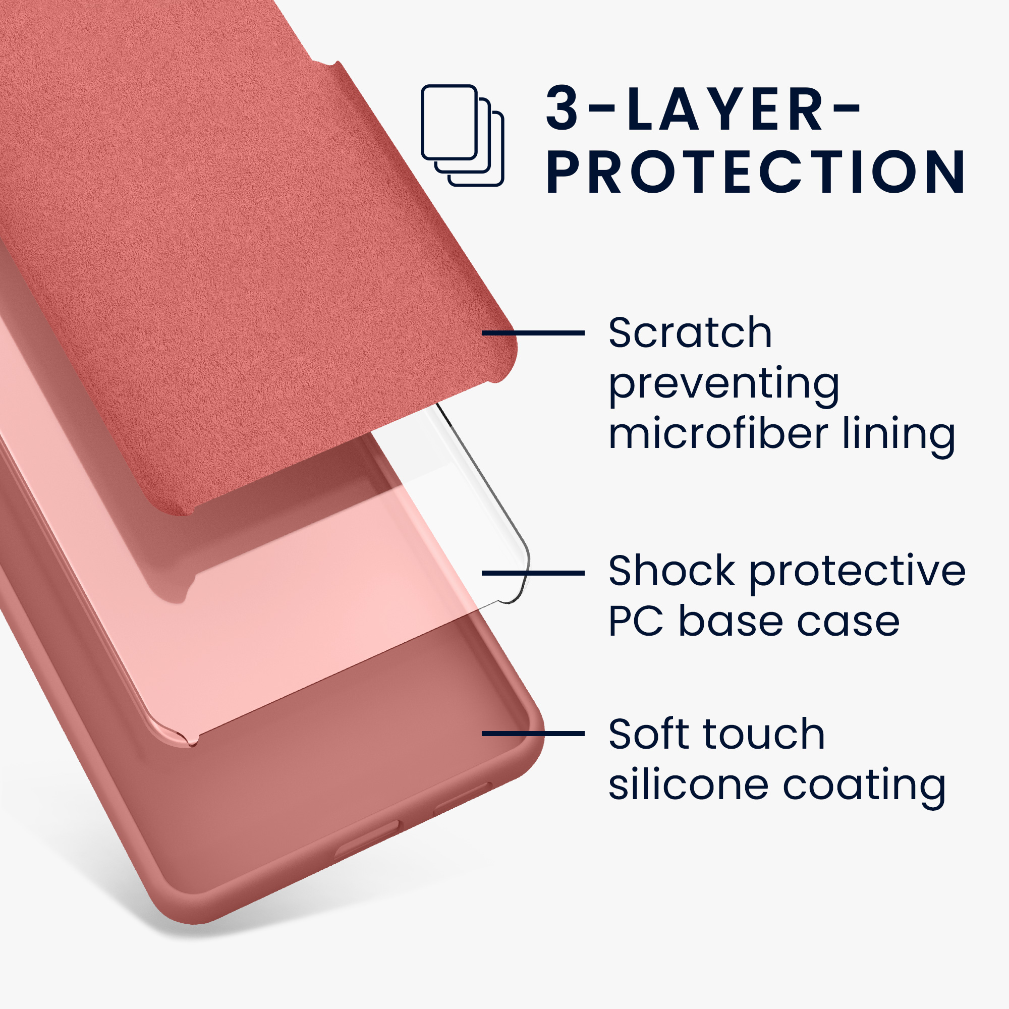 TPU kryt kwmobile Google Pixel 7 Pro - Winter Rose