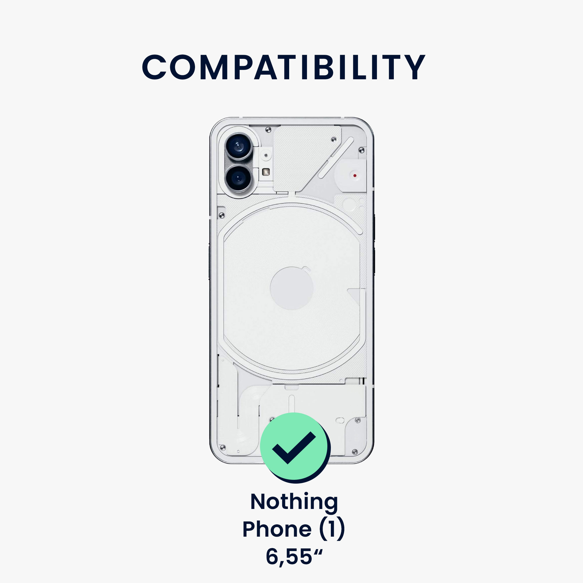 Ochranná fólie Nothing Phone (1) kwmobile - transparentní