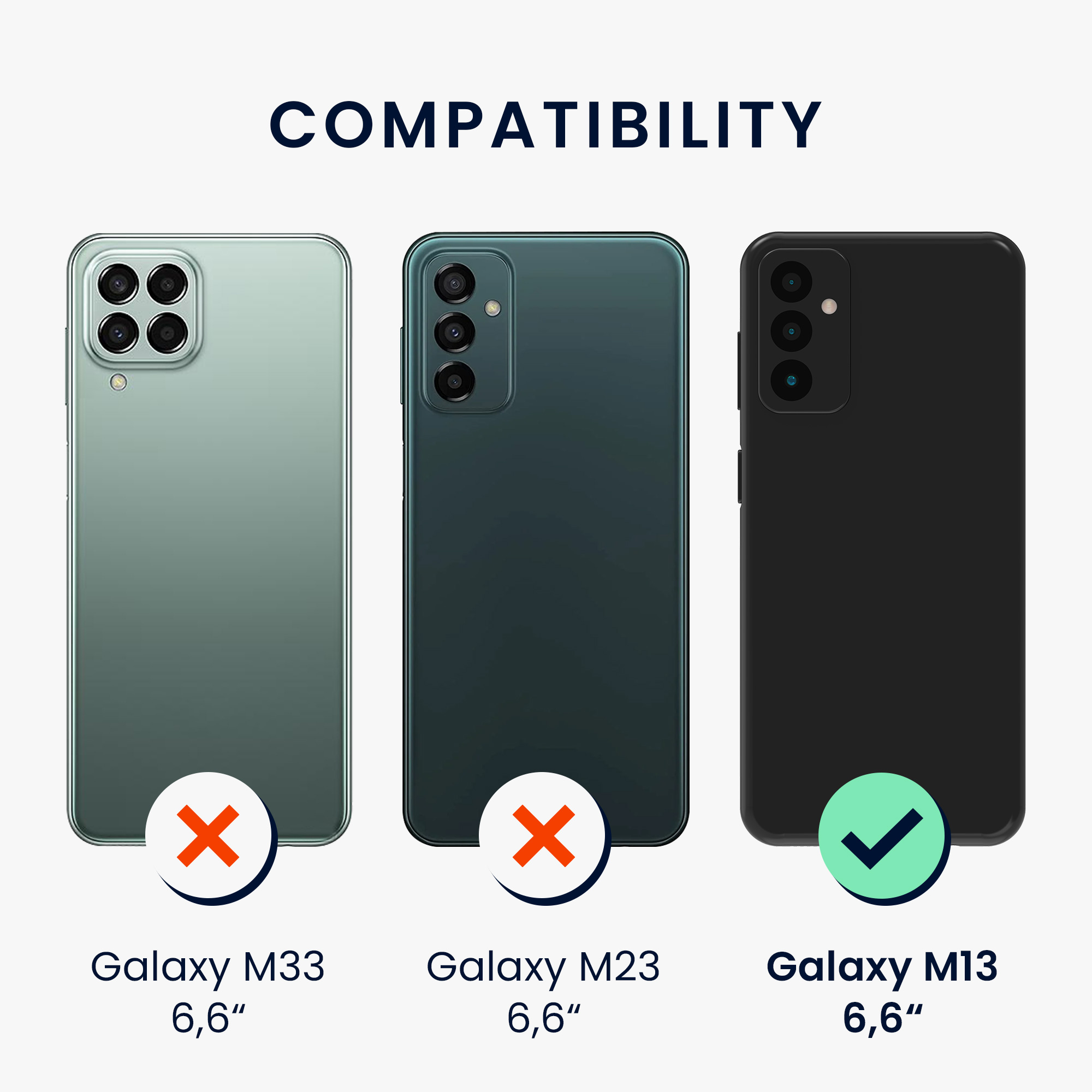 Metalický kryt na mobil Samsung Galaxy M13 kwmobile Metallic Teal