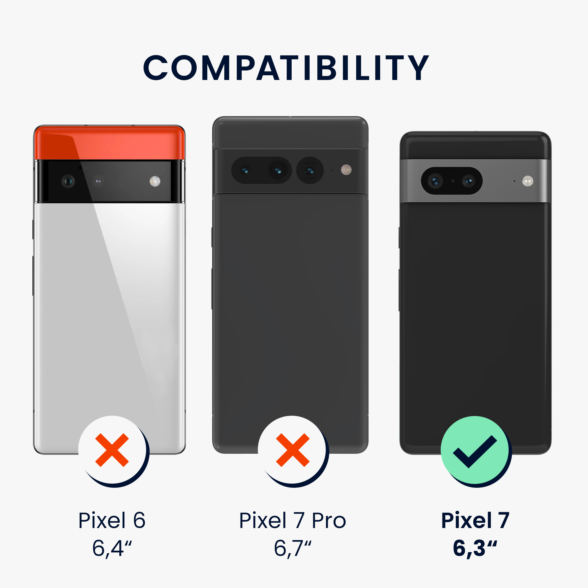 Crossbody kryt kwmobile pro Google Pixel 7 - petrolejová