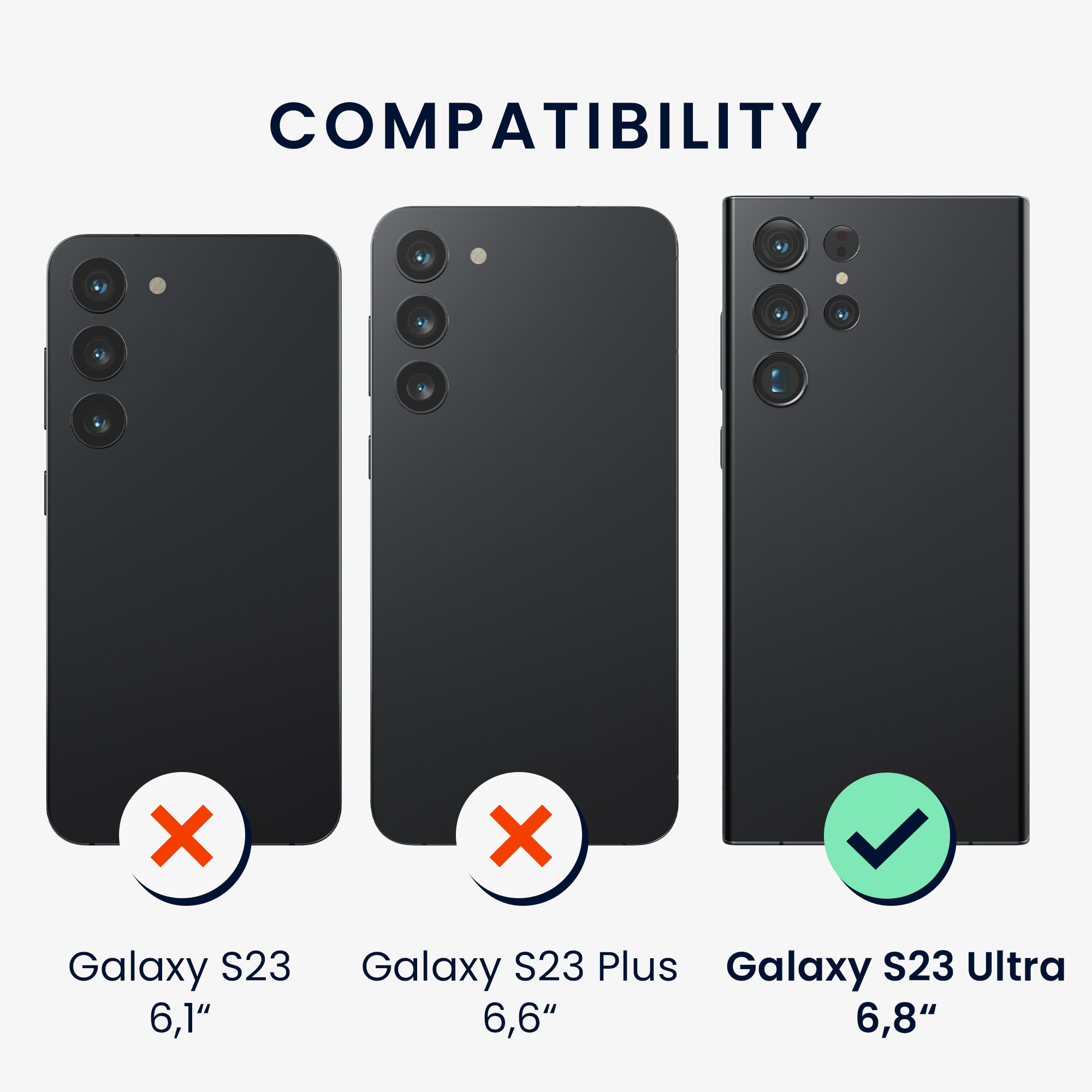 Dřevěný kryt na mobil Galaxy S23 Ultra kwmobile tmavě hnědý