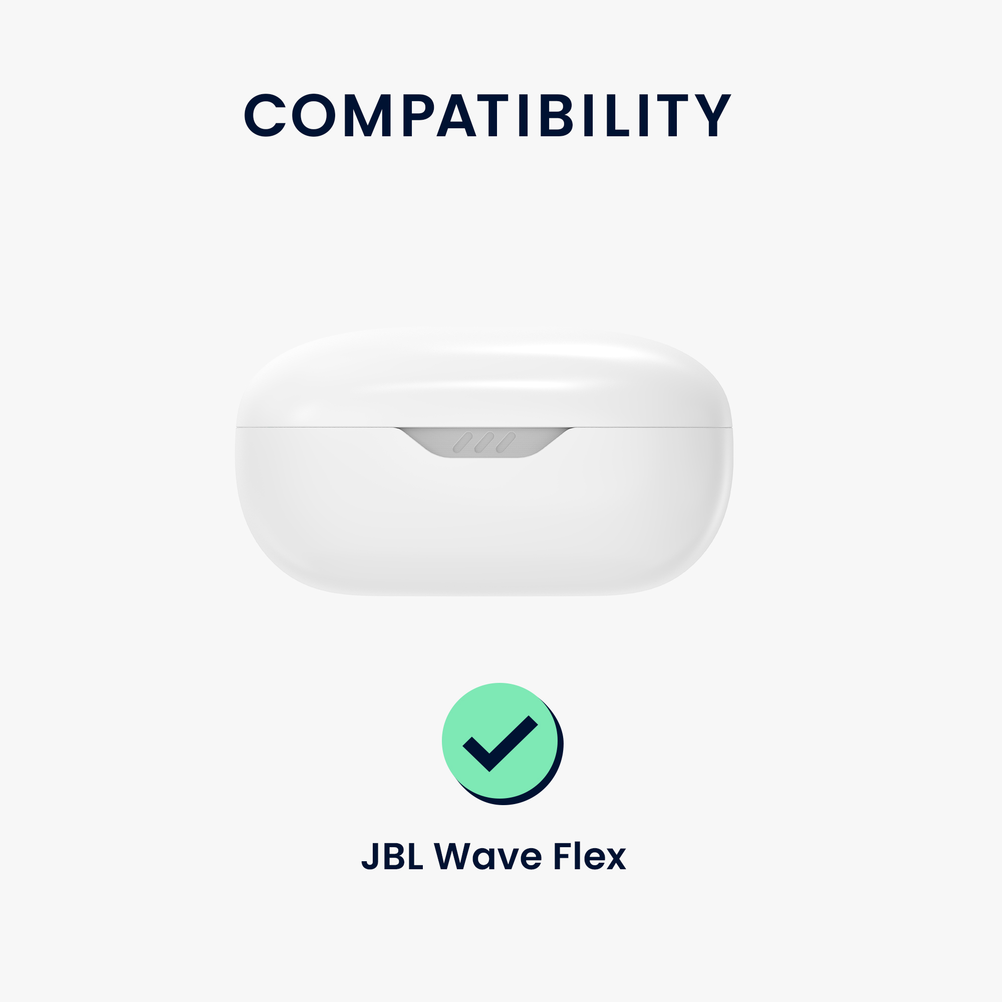 Pouzdro na sluchátka kwmobile pro JBL Wave Flex / Wave Flex 2, černá