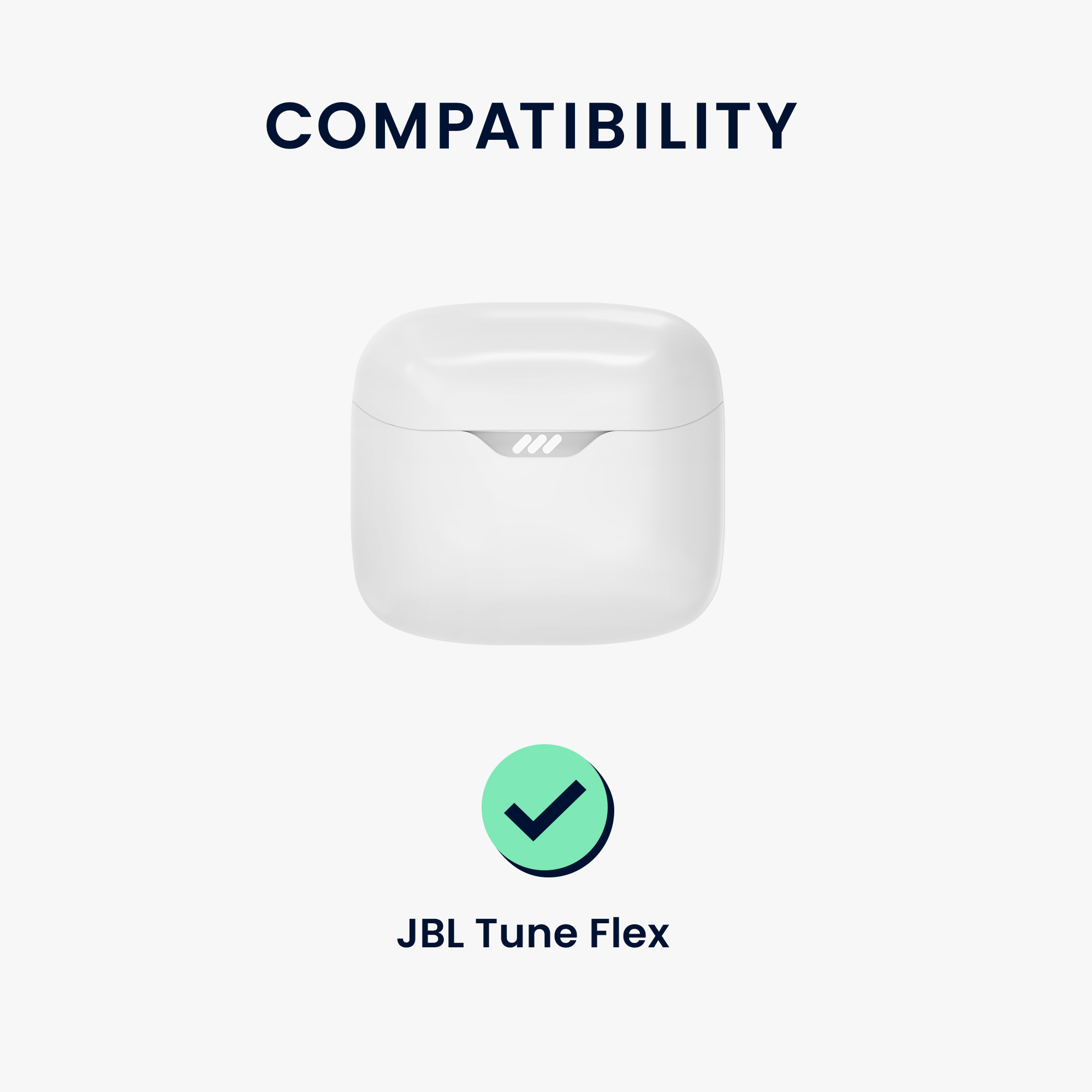 Pouzdro na sluchátka kwmobile pro JBL Tune Flex - černá