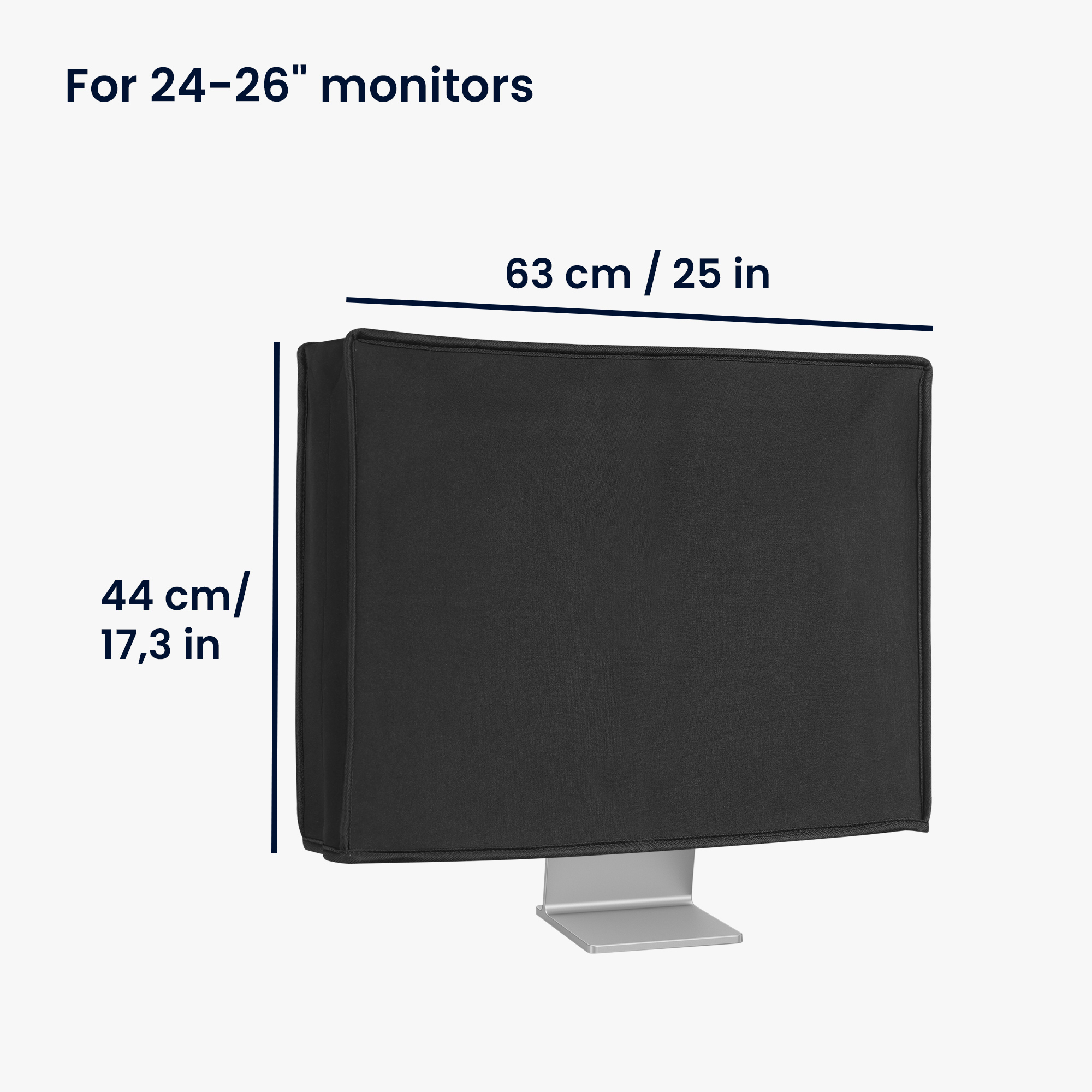 Obal na monitor 24-26" kwmobile černý