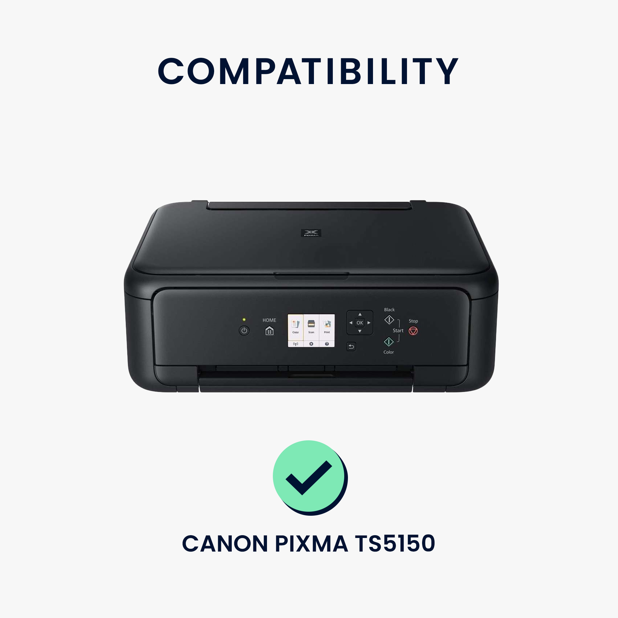 Ochranný obal Canon Pixma TS5150 kwmobile tmavě šedé