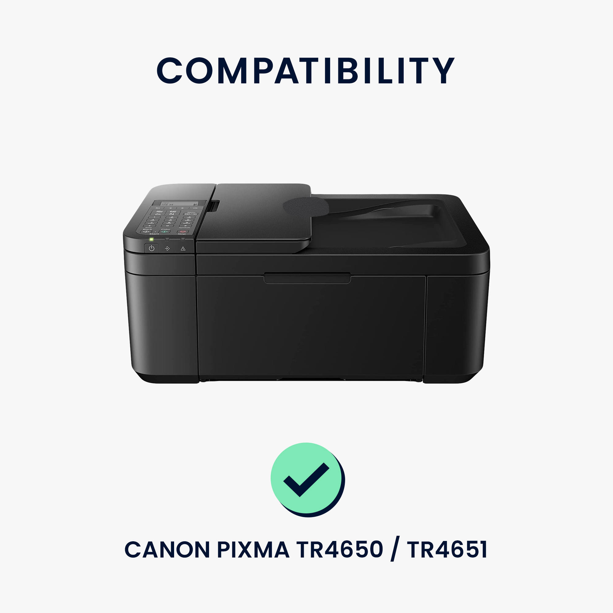 Ochranný obal Canon Pixma TR4650 kwmobile tmavě šedé