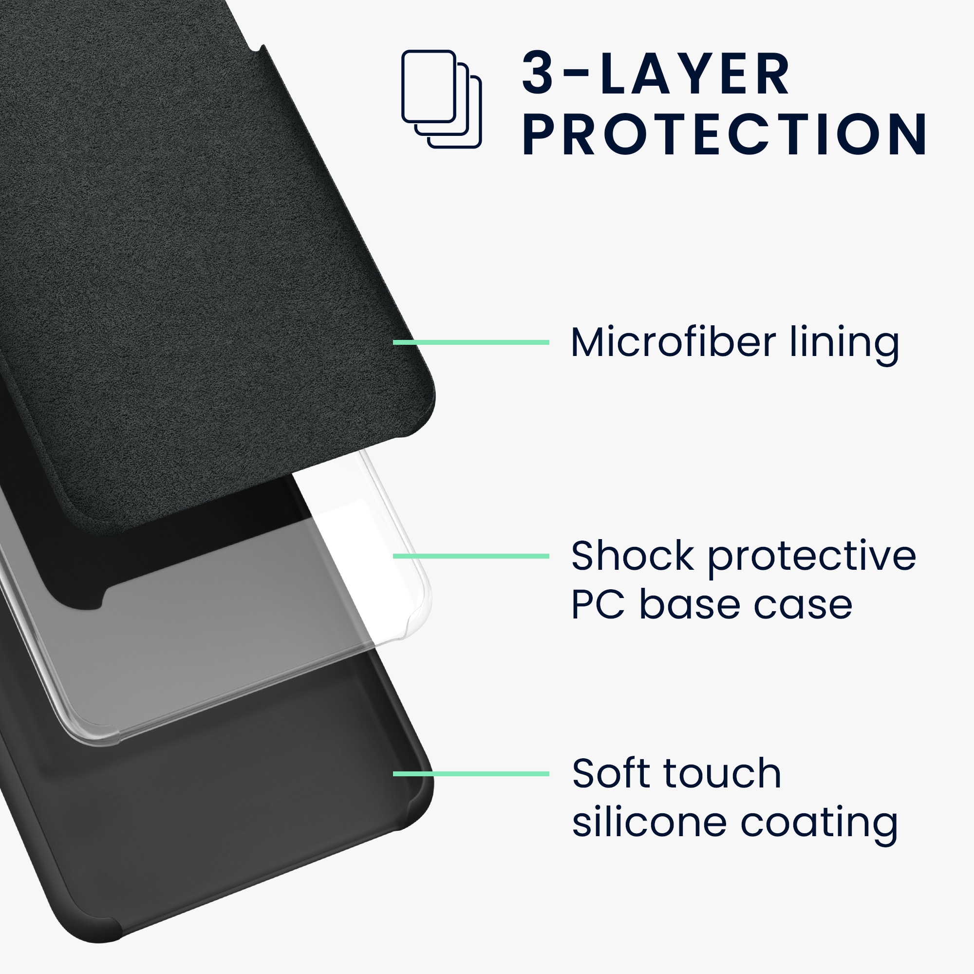 Matný kryt na mobil Samsung Galaxy A34 5G kwmobile matně petrolejový