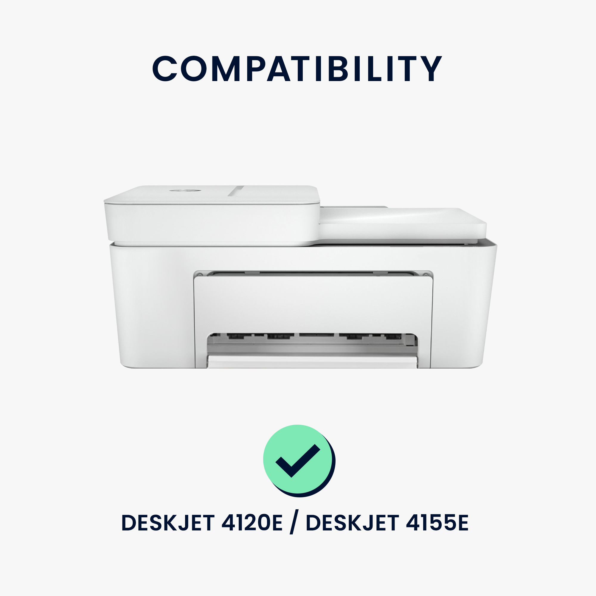 Ochranný obal na tiskárnu DeskJet 4120e kwmobile světle šedý