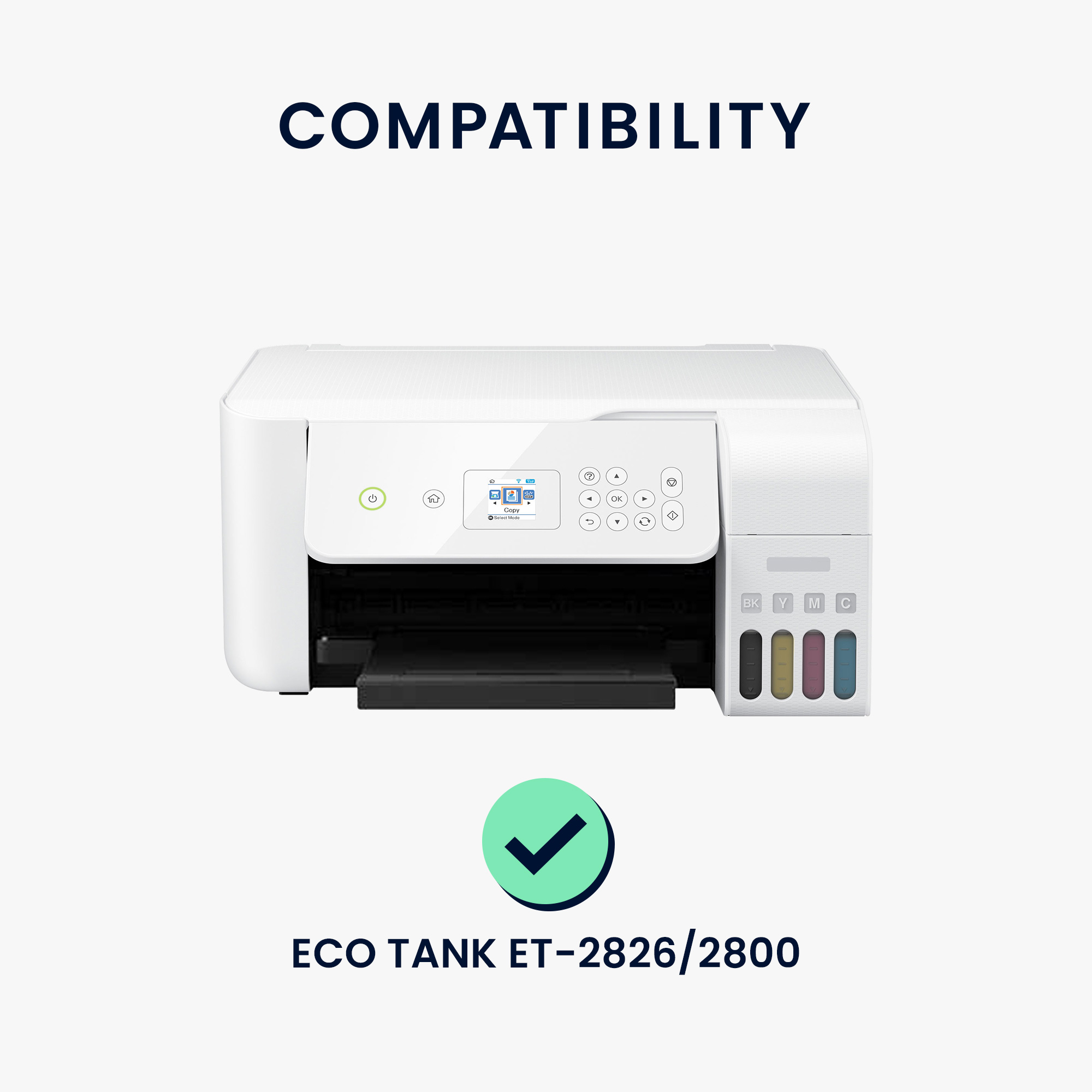 Ochranný obal na tiskárnu Epson Eco Tank kwmobile světle šedý