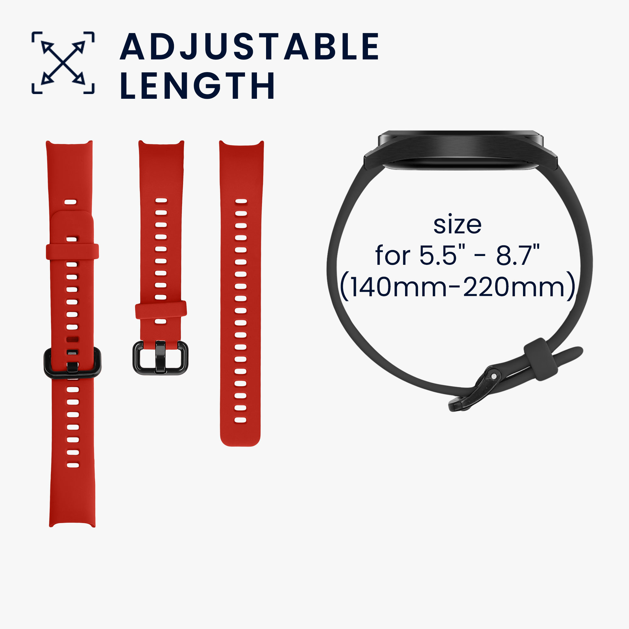Sada řemínků na chytré hodinky Huawei Band 4 Straps 8 ks vícebarevné