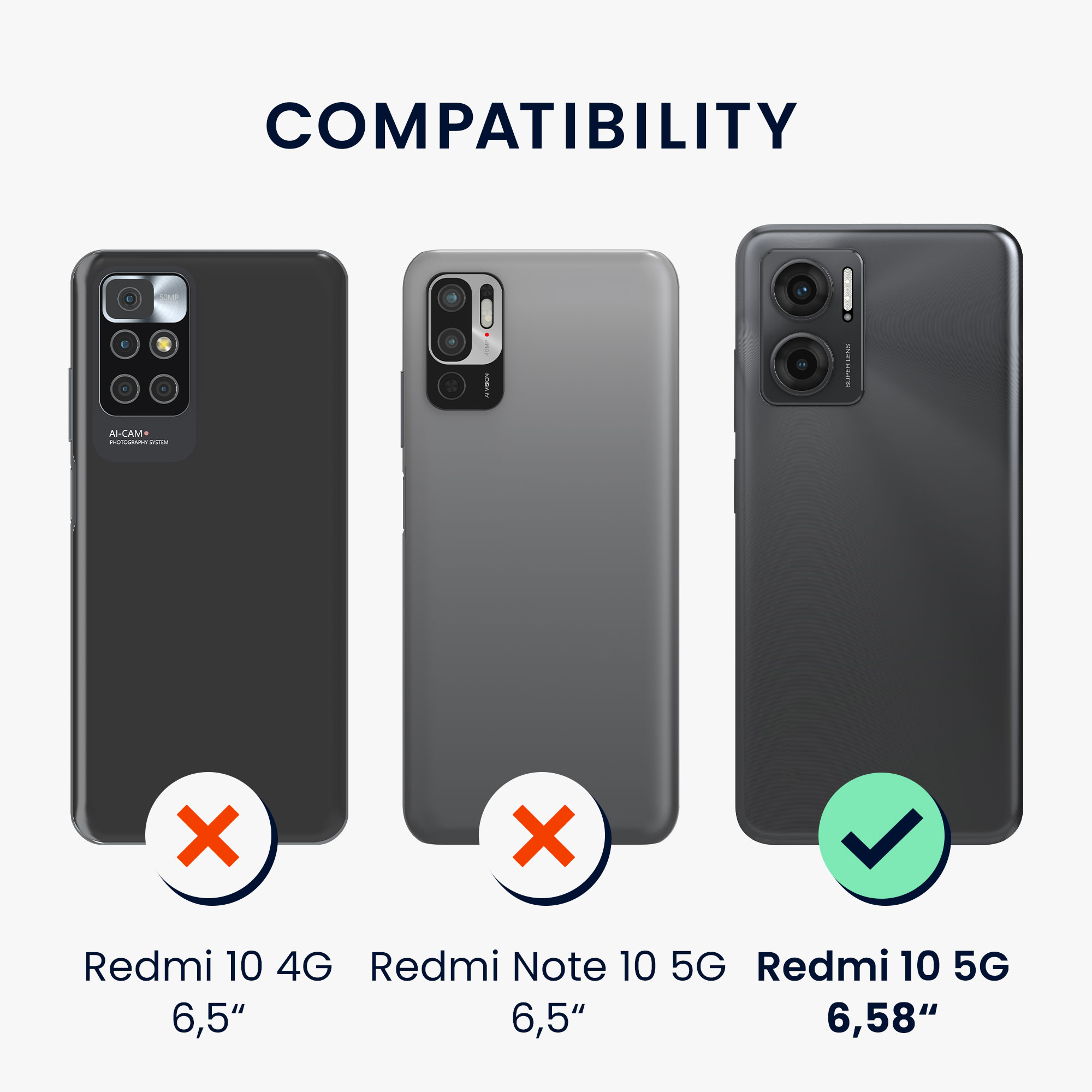 Kryt Xiaomi Redmi 10 5G metalický TPU metalická modrozelená kwmobile