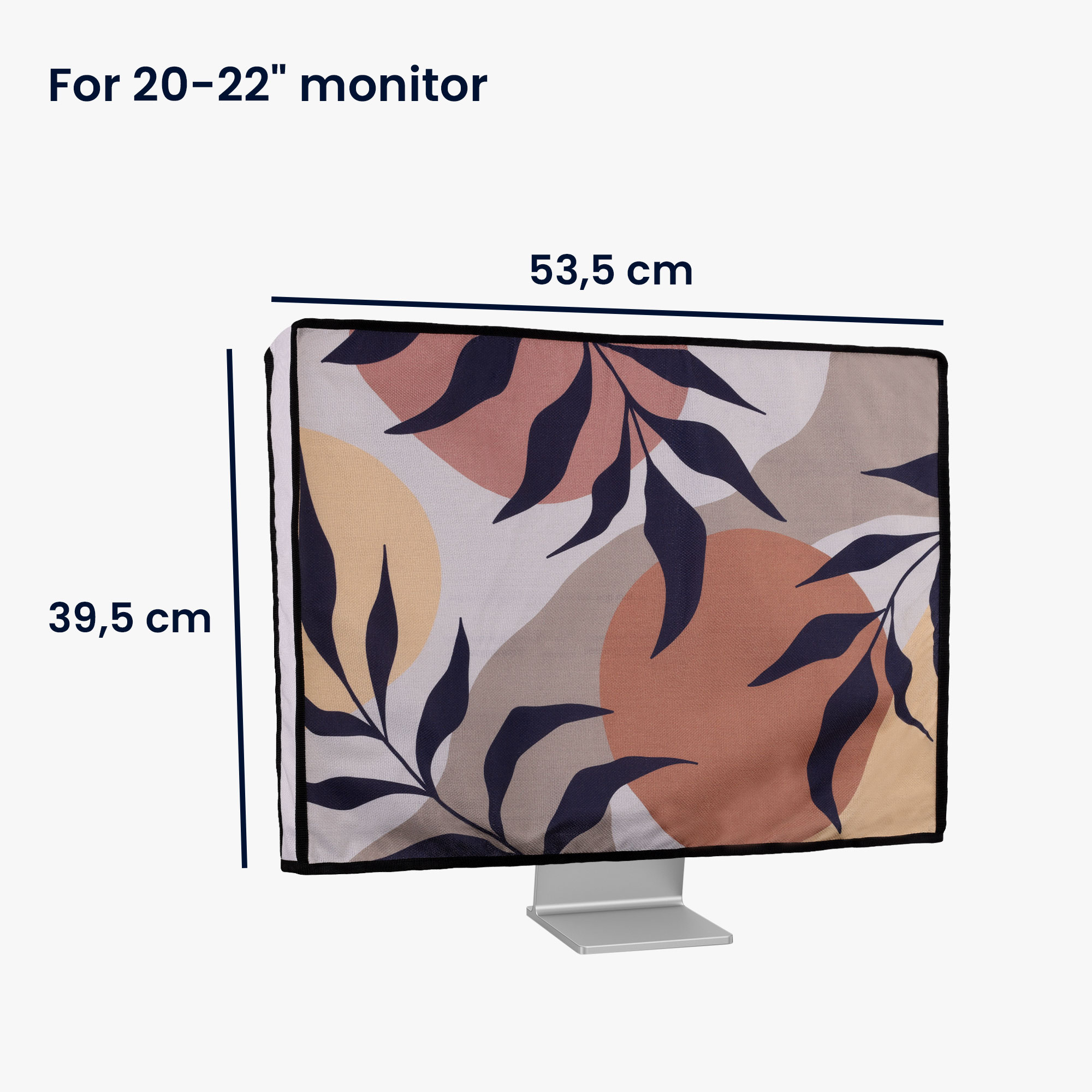 Obal na monitor 20-22" kwmobile motiv listů