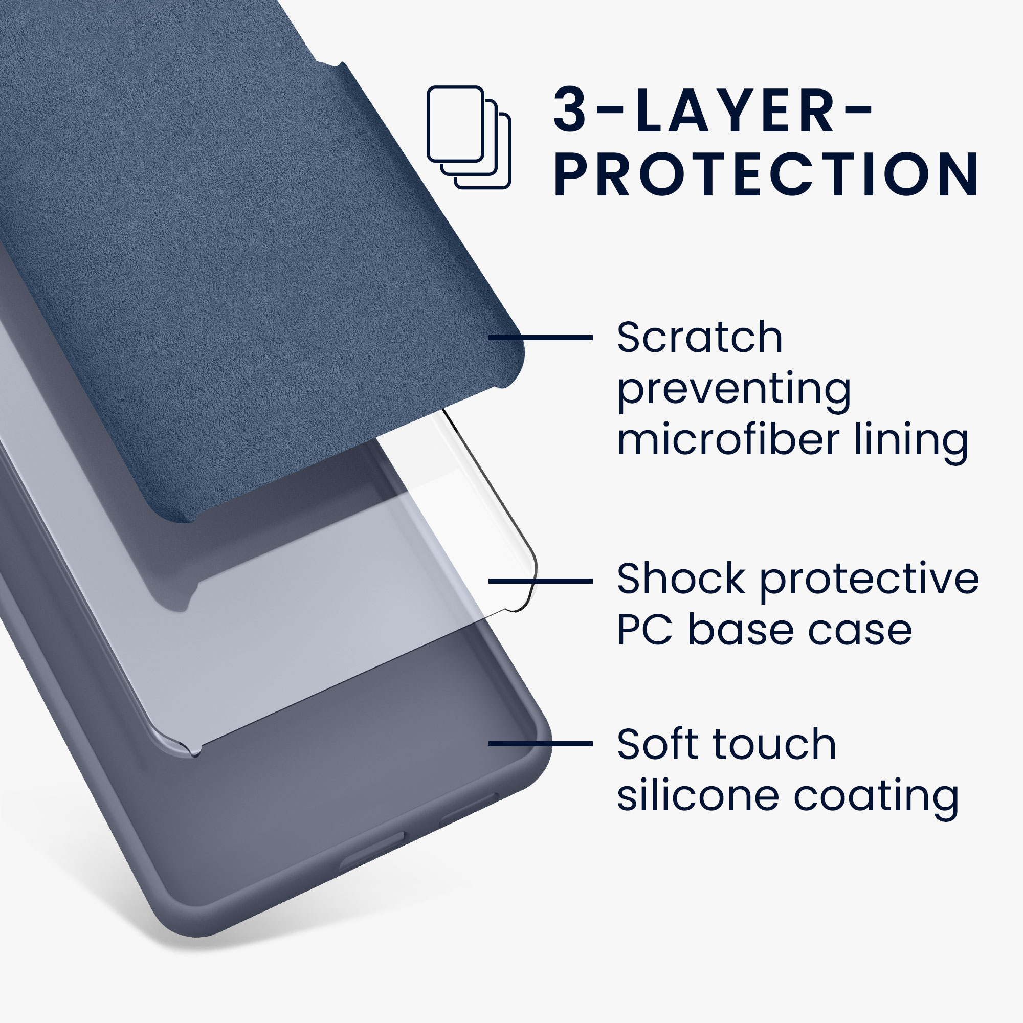 TPU kryt na mobil Motorola Edge 40 kwmobile TPU levandulově šedý