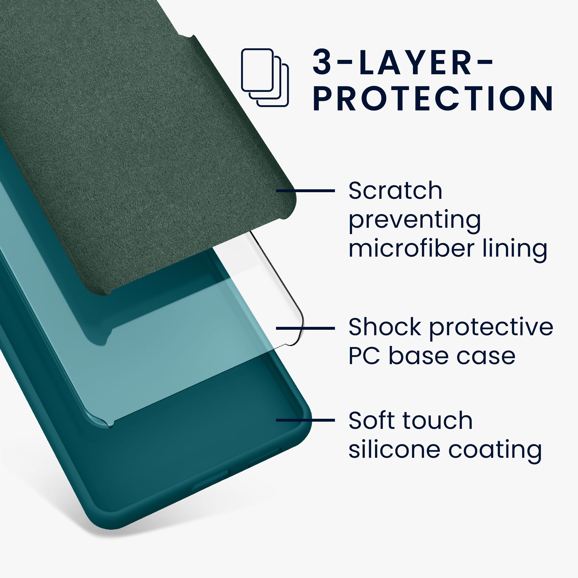 TPU kryt na mobil Motorola Edge 40 kwmobile TPU petrolejový