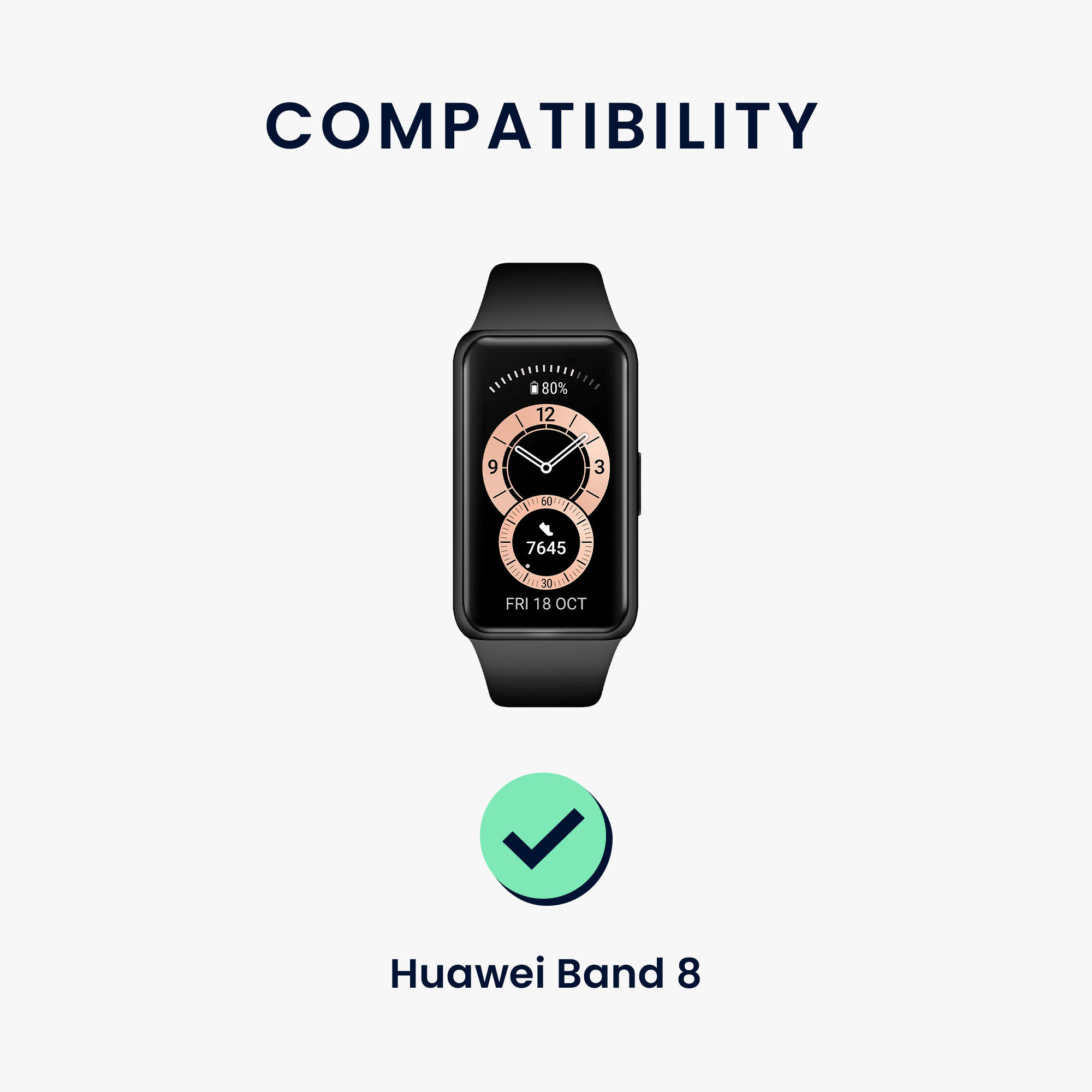 Sada řemínků na chytré hodinky Huawei Band 10 / 9 / 8 2 ks pudrově růžovo-pastelově zelené