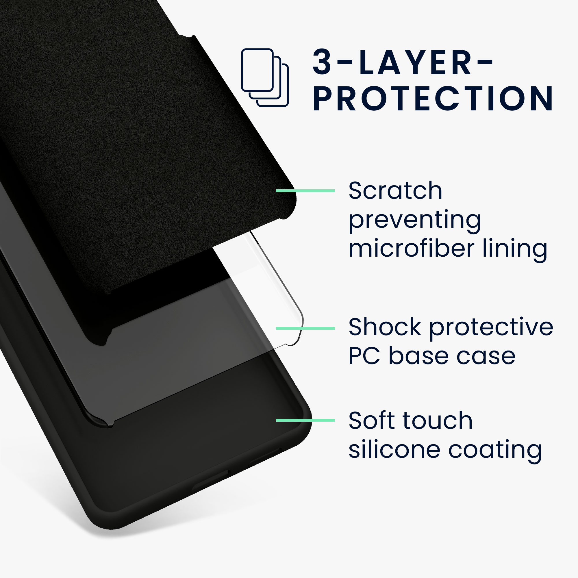 TPU kryt kwmobile Google Pixel 7a - černý
