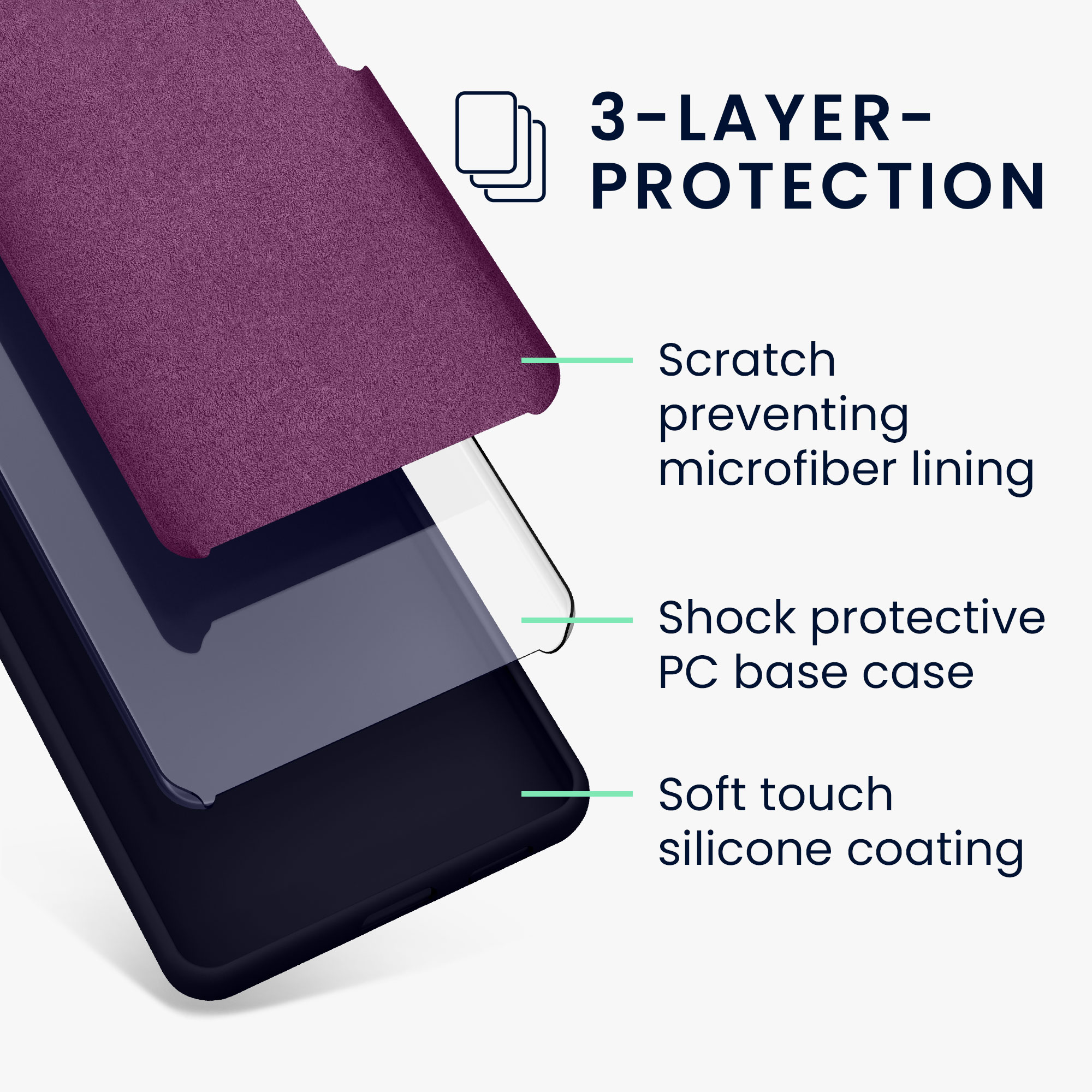 TPU kryt kwmobile Google Pixel 7a - tmavě modrý Deep Ocean