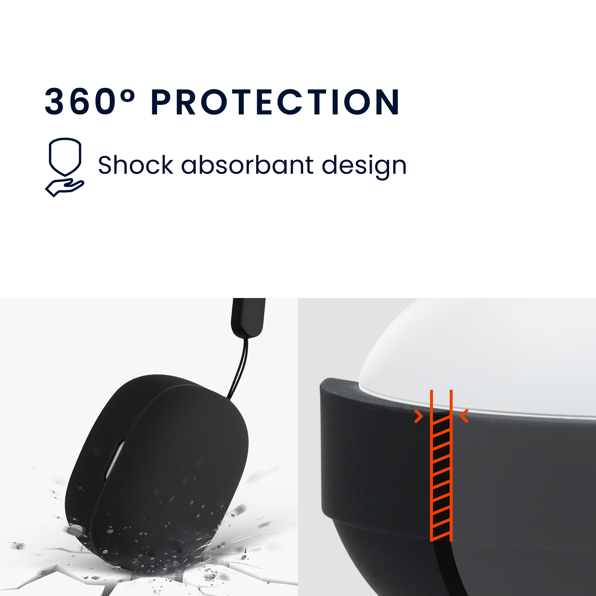 Pouzdro kwmobile pro Anker Soundcore P20i Case, černá