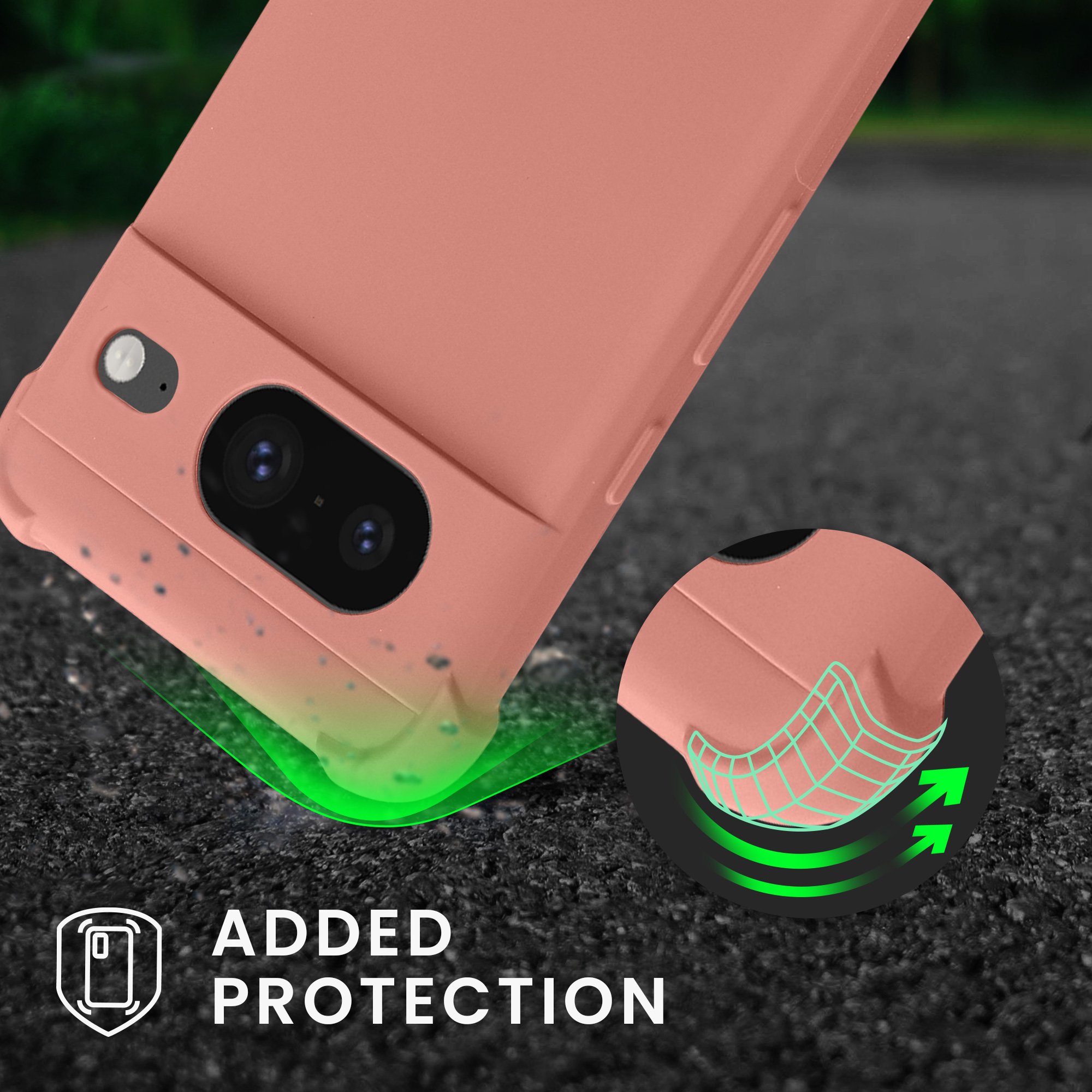 Crossbody kryt kwmobile Google Pixel 8 - perleťový