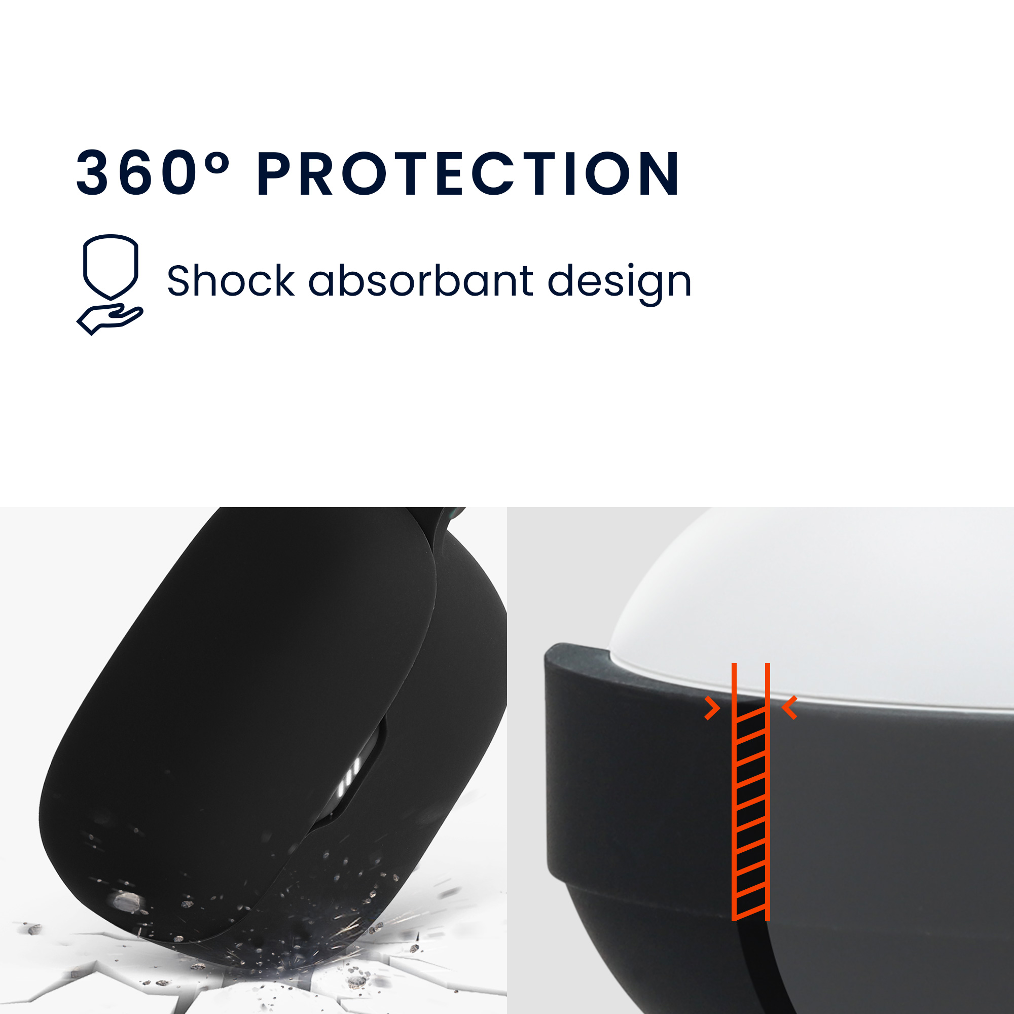 Pouzdro na sluchátka kwmobile pro JBL Tune Buds - černá