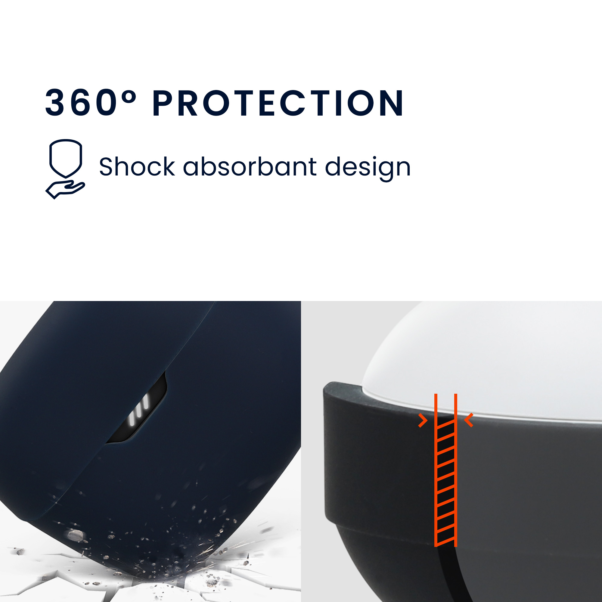 Pouzdro na sluchátka kwmobile pro JBL Tune Buds - tmavě modrá