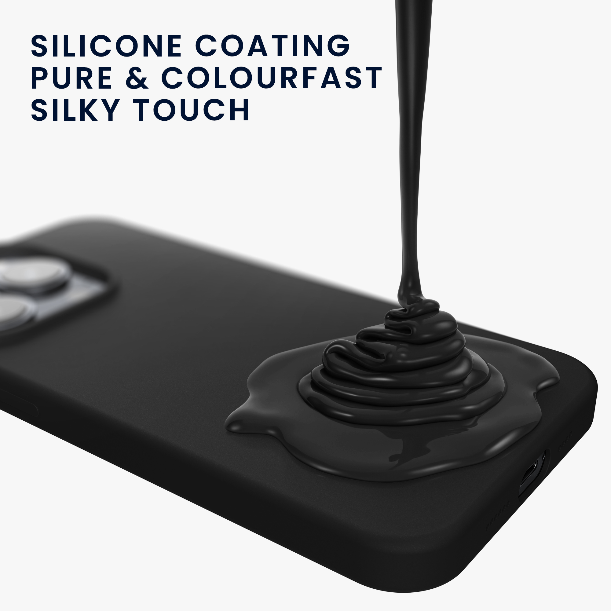 Kryt kwmobile TPU silikonový iPhone 15 černá