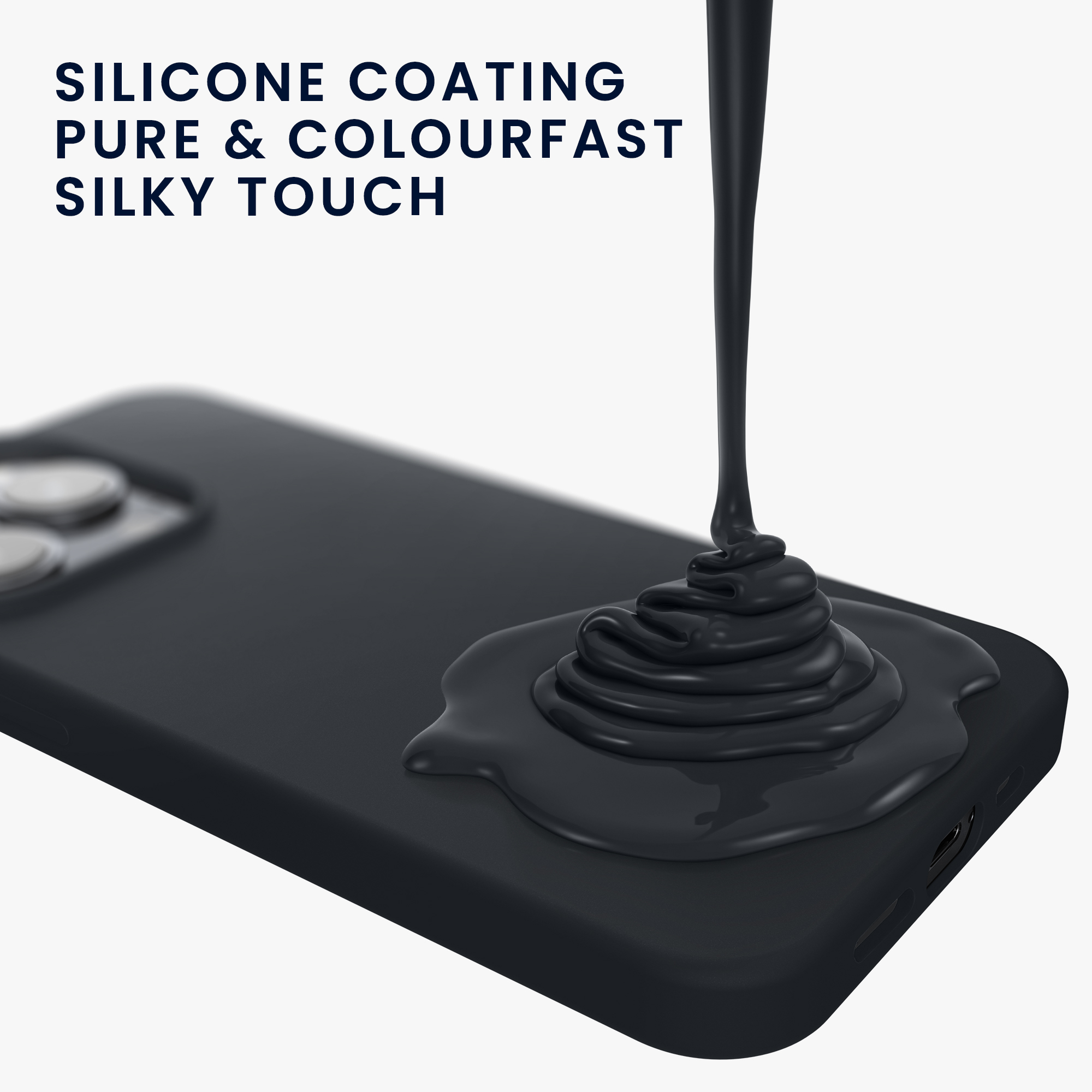 Kryt kwmobile TPU silikonový iPhone 15 Pro modrá Blueberry