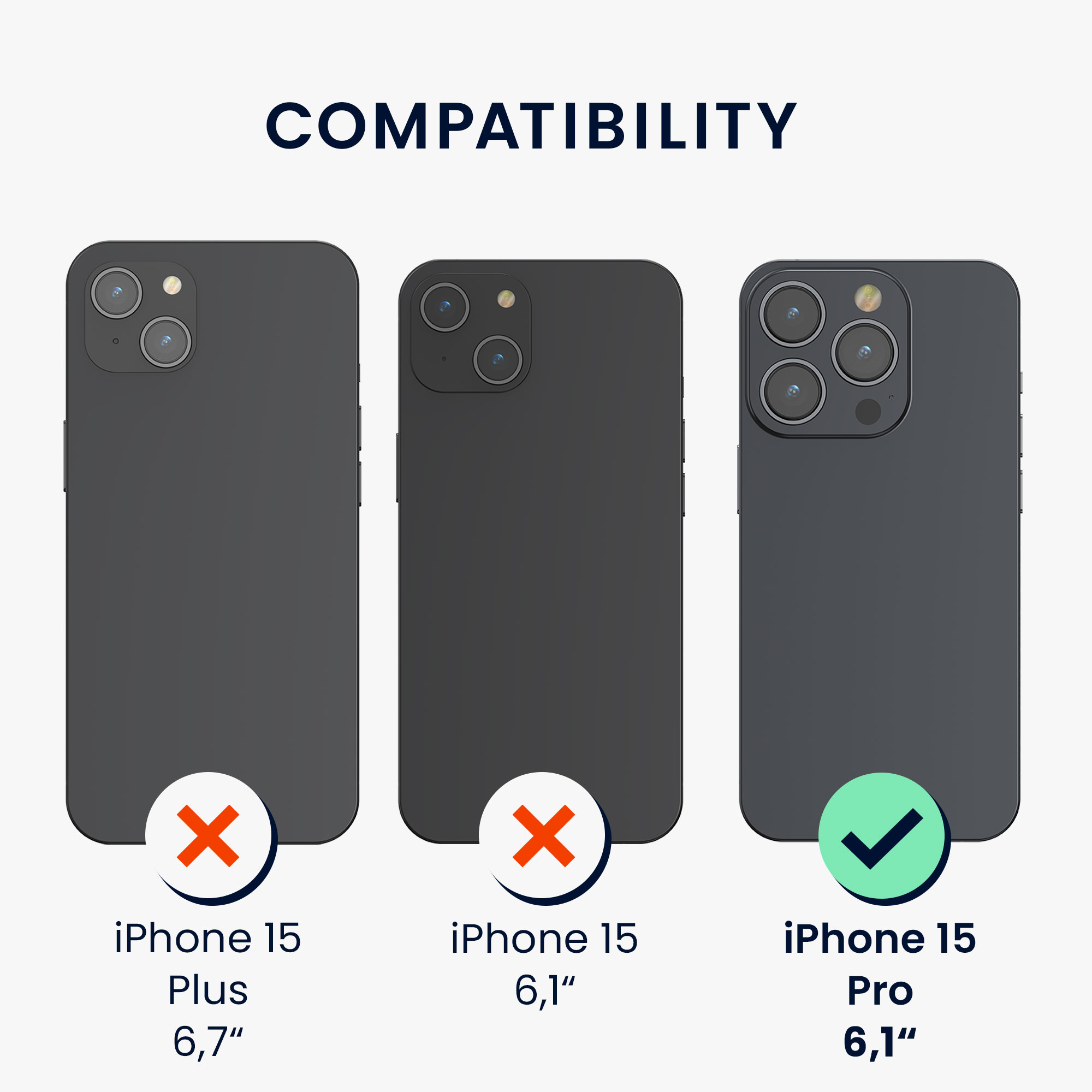 Kryt kwmobile s poutkem se stojánkem iPhone 15 Pro levandulová