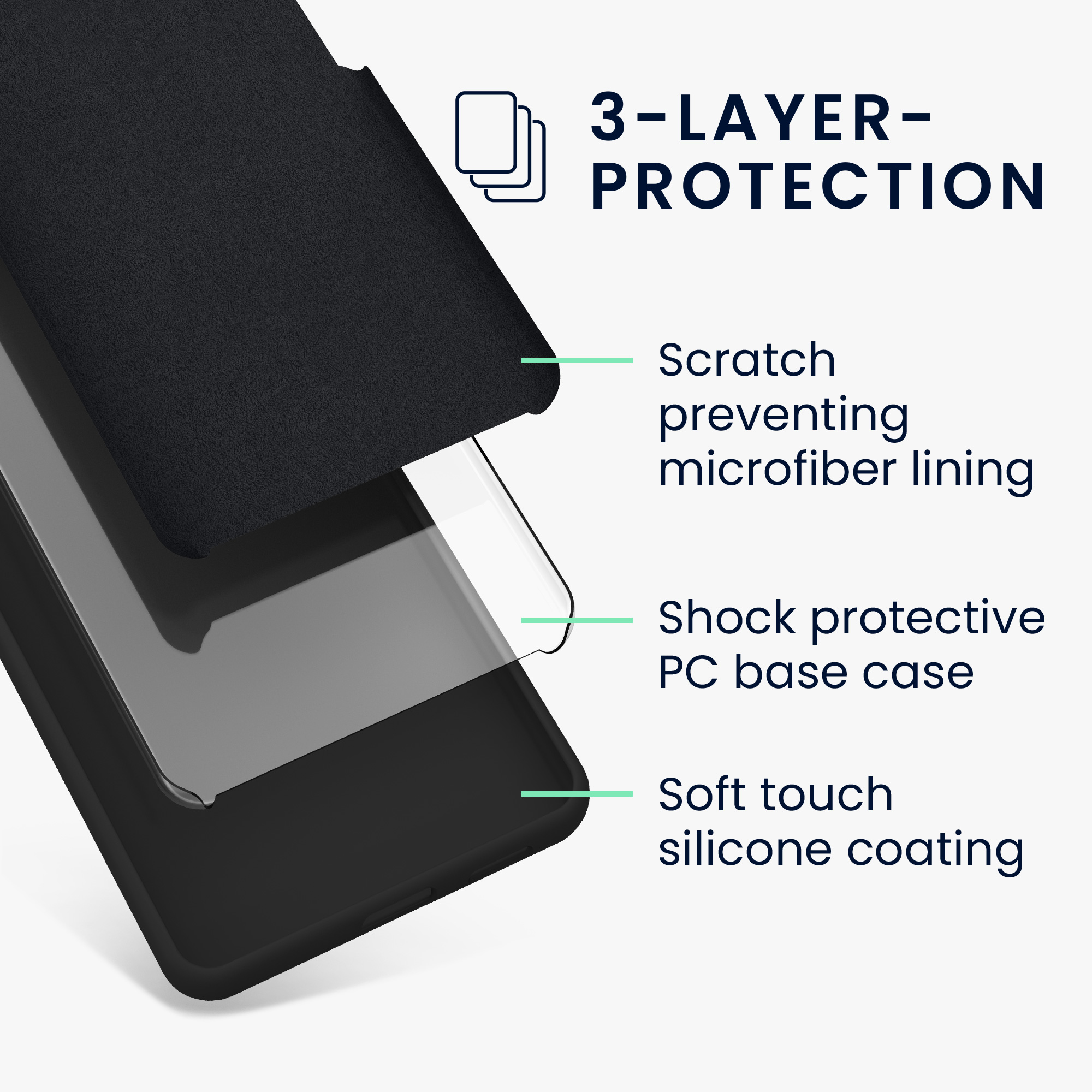 TPU kryt kwmobile Google Pixel 8 - černý