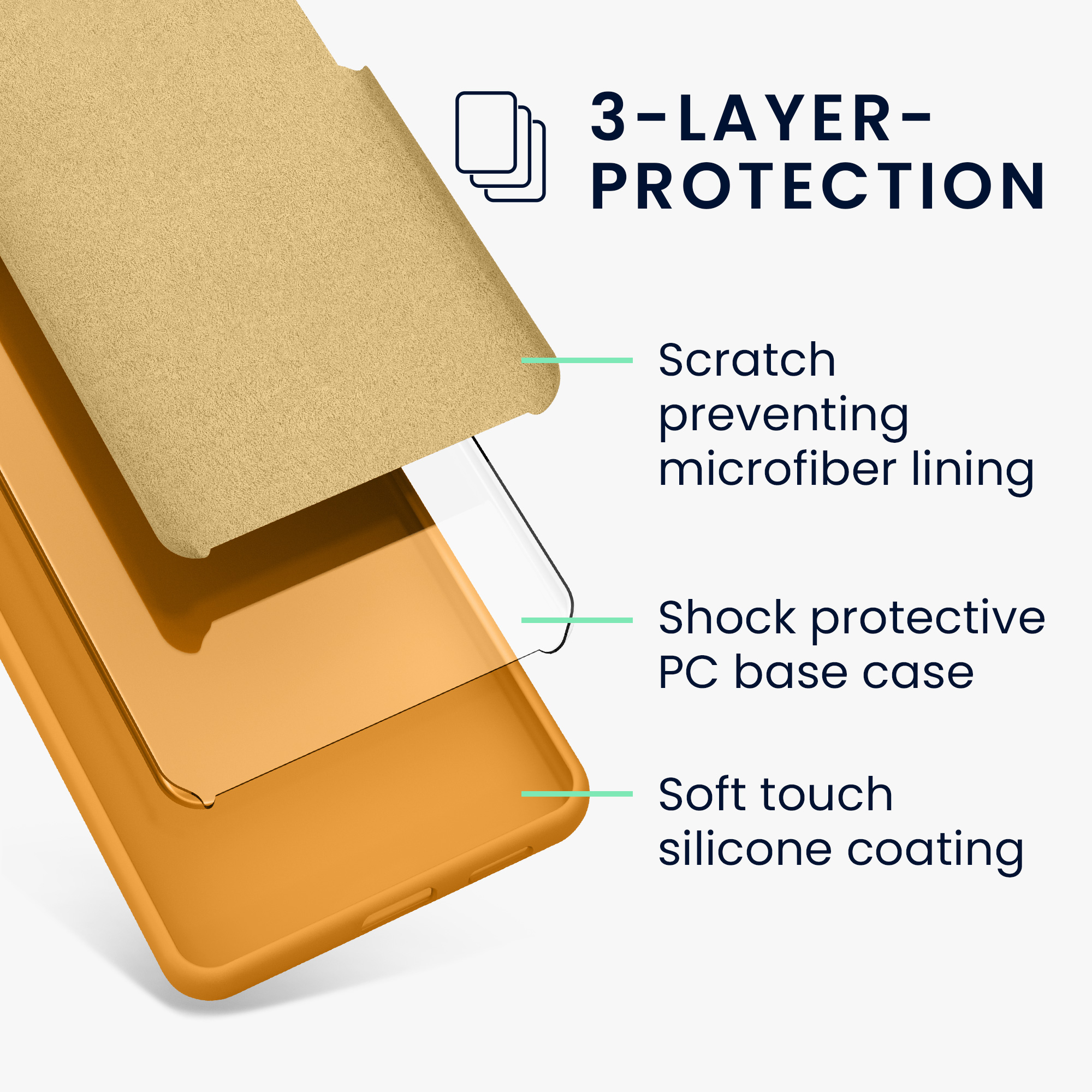 TPU kryt kwmobile Google Pixel 8 - Mango