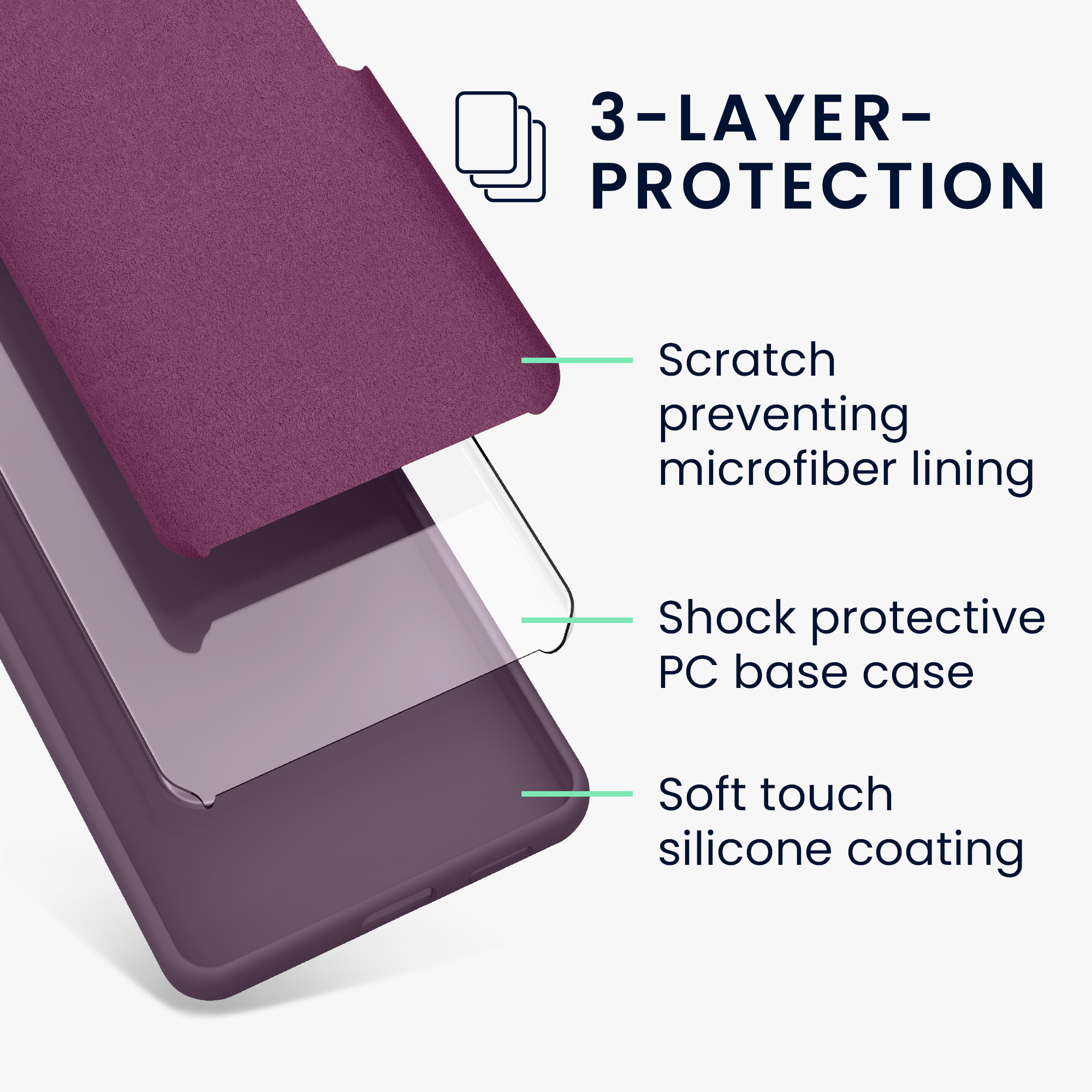 TPU kryt kwmobile Google Pixel 8 - Pale Iris