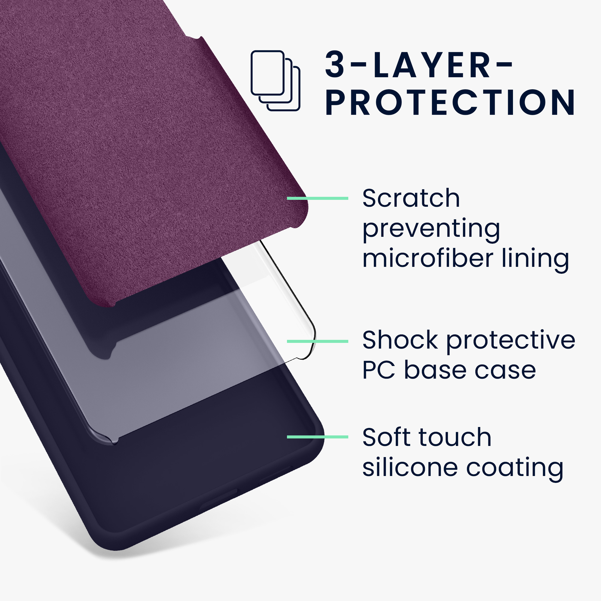 TPU kryt kwmobile Google Pixel 8 - tmavě modrý Deep Ocean