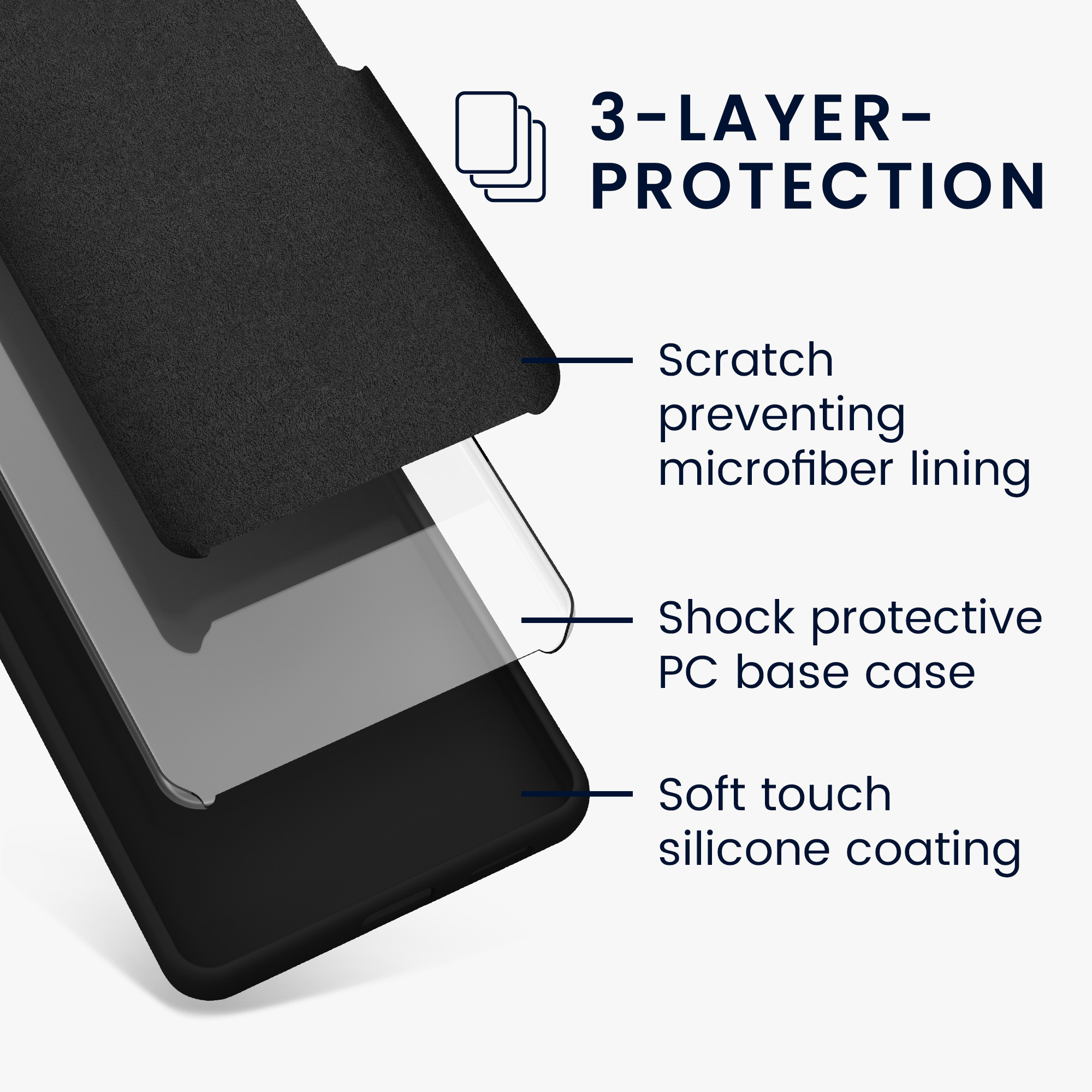 Kryt Xiaomi Redmi Note 13 Pro+ 5G silikonový TPU černá kwmobile