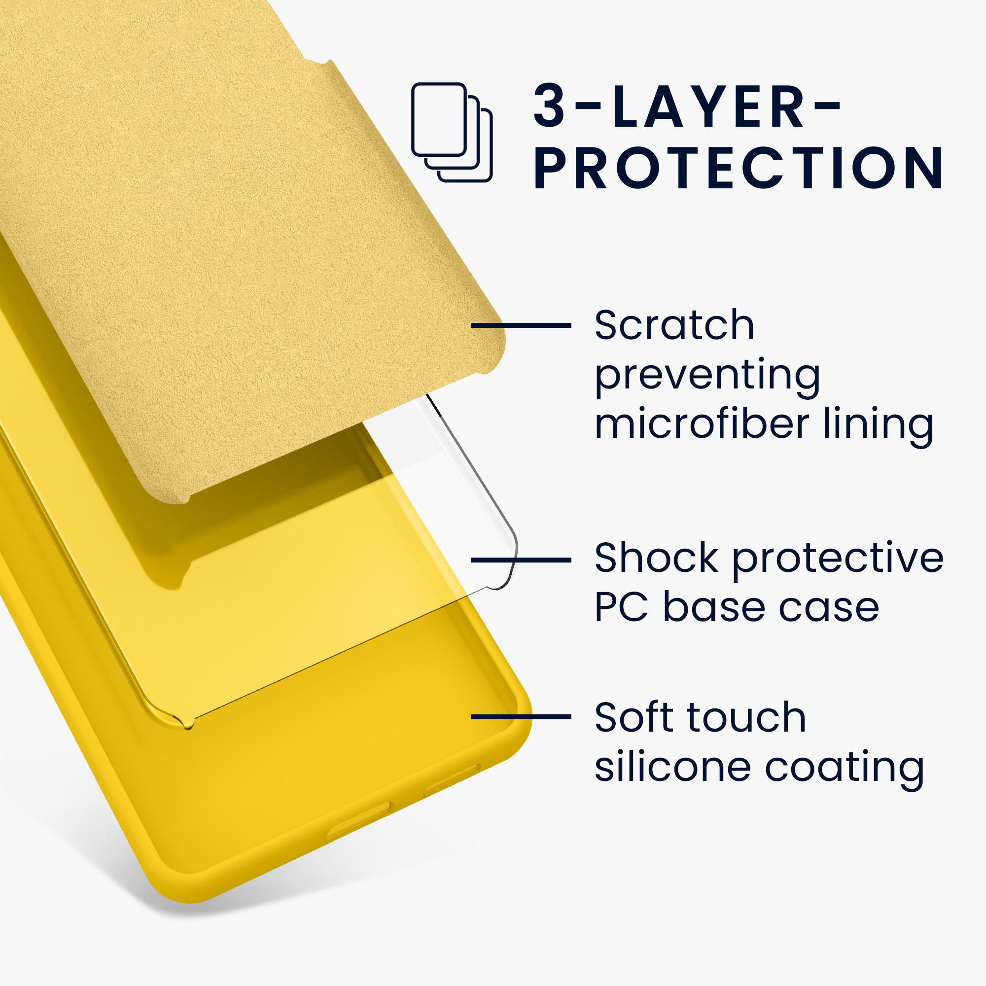 Kryt Xiaomi Redmi Note 13 Pro+ 5G silikonový TPU zářivě žlutá kwmobile