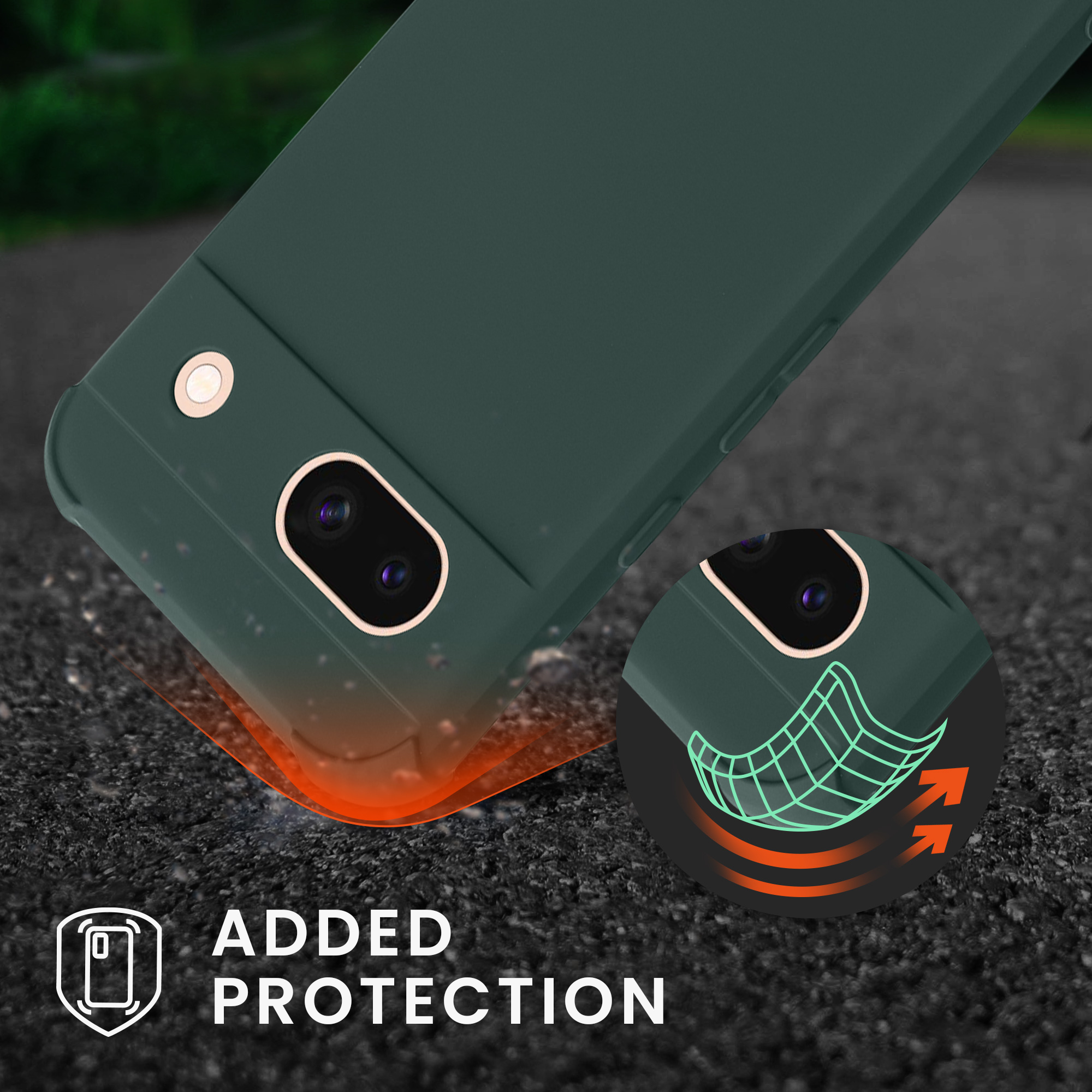 Crossbody kryt kwmobile pro Google Pixel 8a - Moss Green